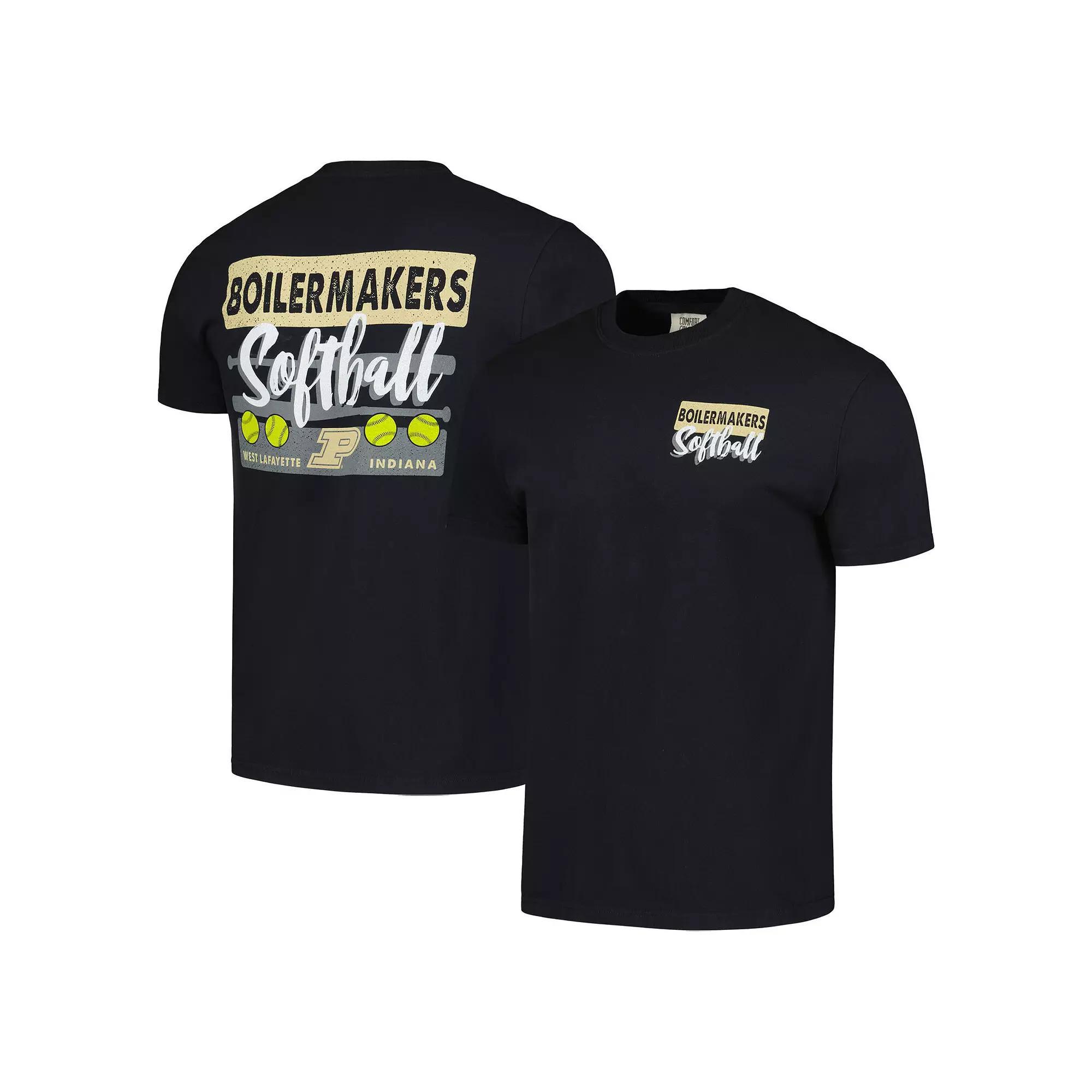 Unisex Black Purdue Boilermakers Gritty Softball Bats Comfort Colors T-Shirt, Adult Unisex, Size: 2XL Product Image