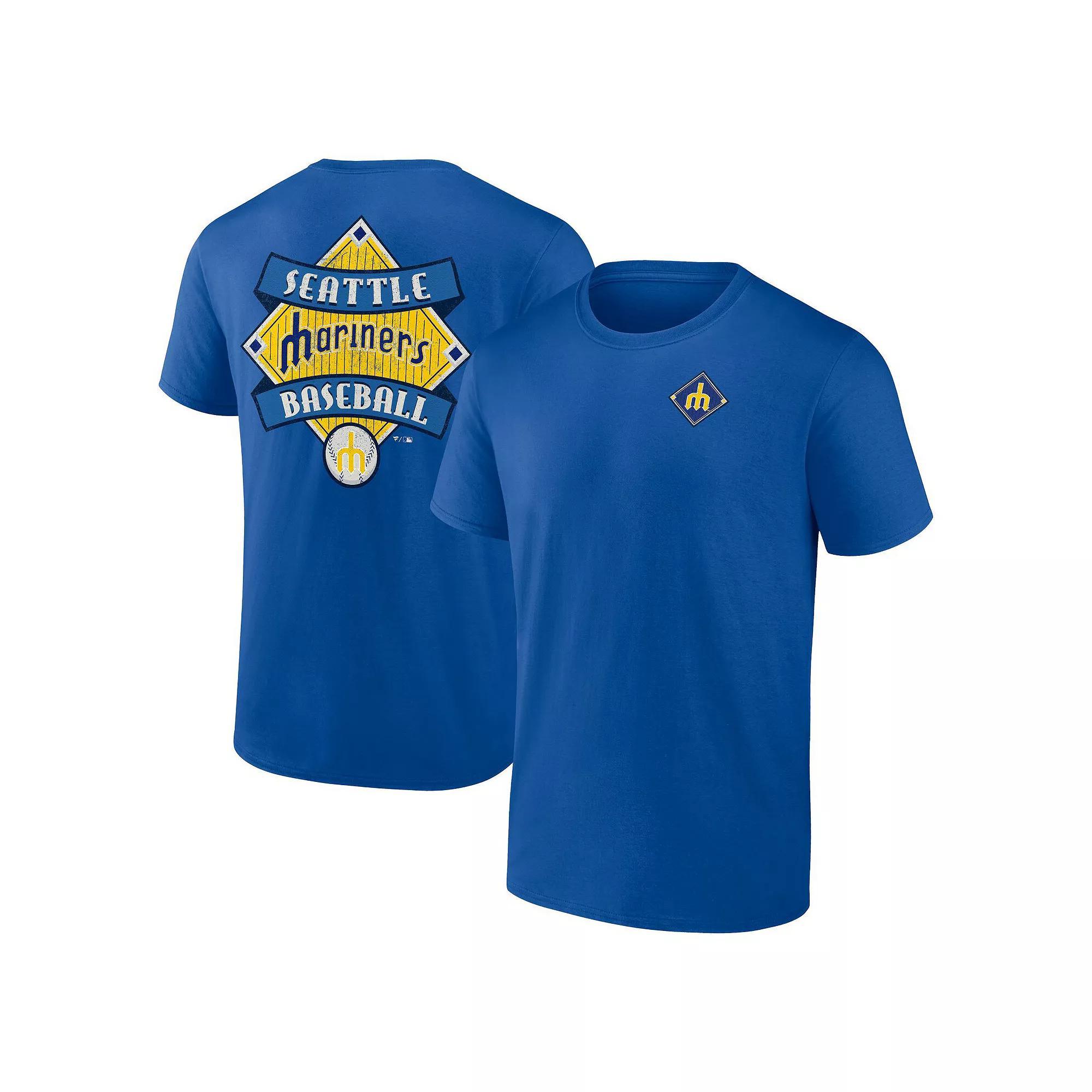 Men's Profile Royal Seattle Mariners Big & Tall Field Play T-Shirt, Size: 2XB, Blue Product Image