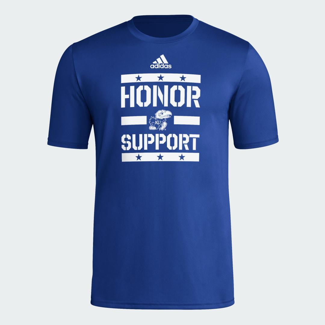 Mens adidas Washington Huskies Honor & Support Pre-Game T-Shirt Product Image