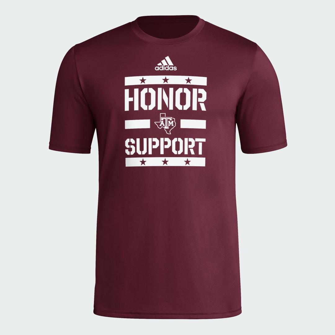 Mens adidas Washington Huskies Honor & Support Pre-Game T-Shirt Product Image