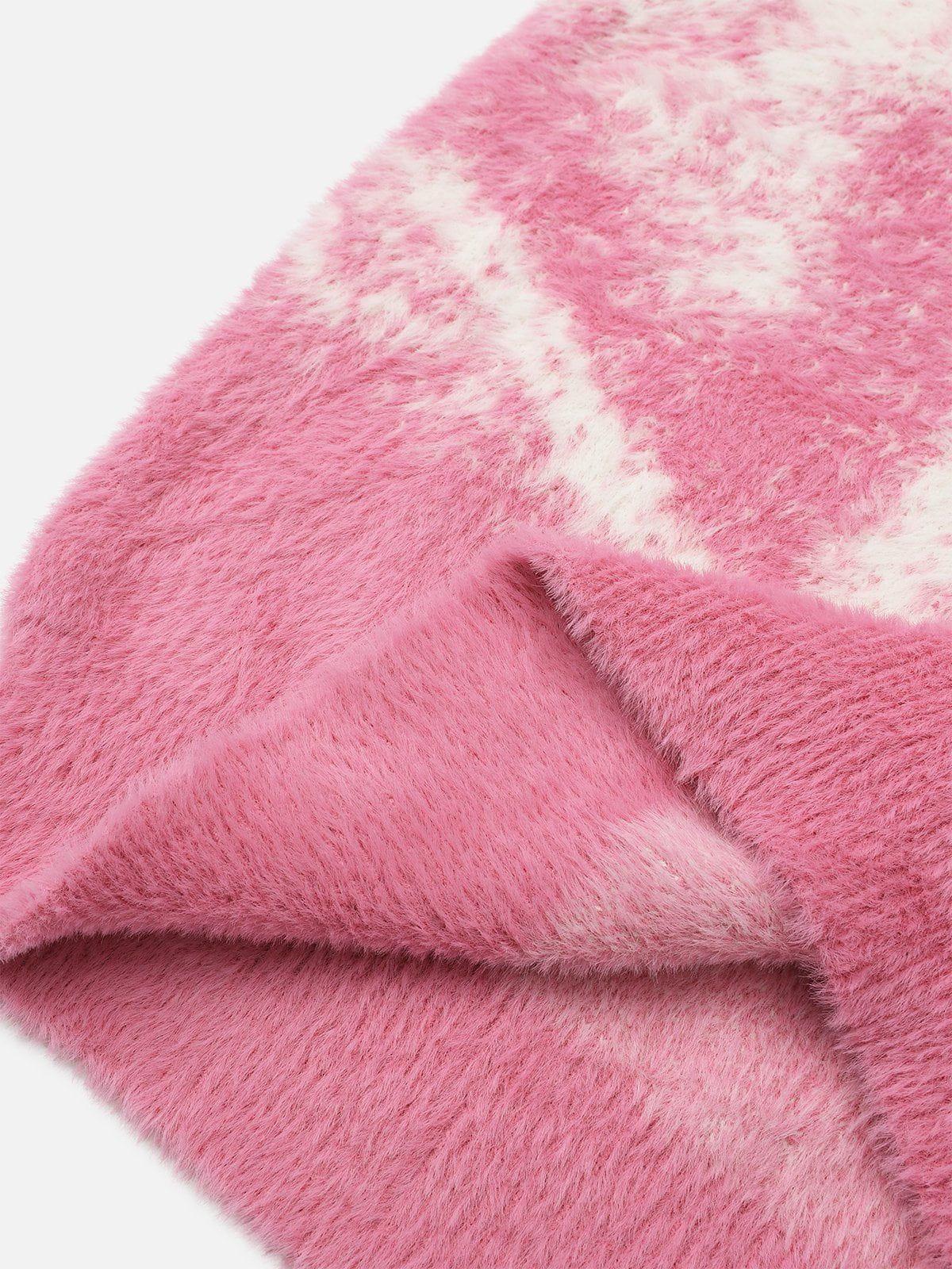 Aelfric Eden Star Graphic Pink Sweater Product Image