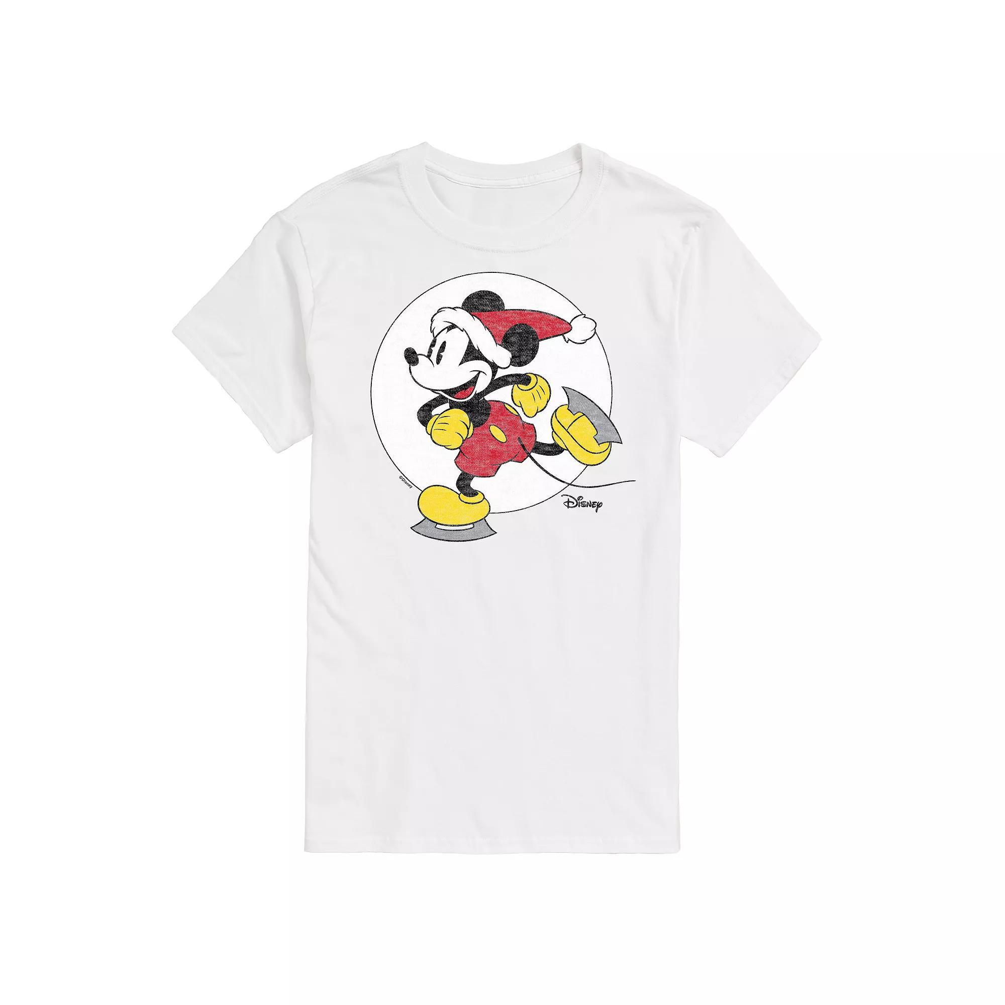 Disneys Big & Tall Mickey Skating Graphic Tee, Mens Product Image