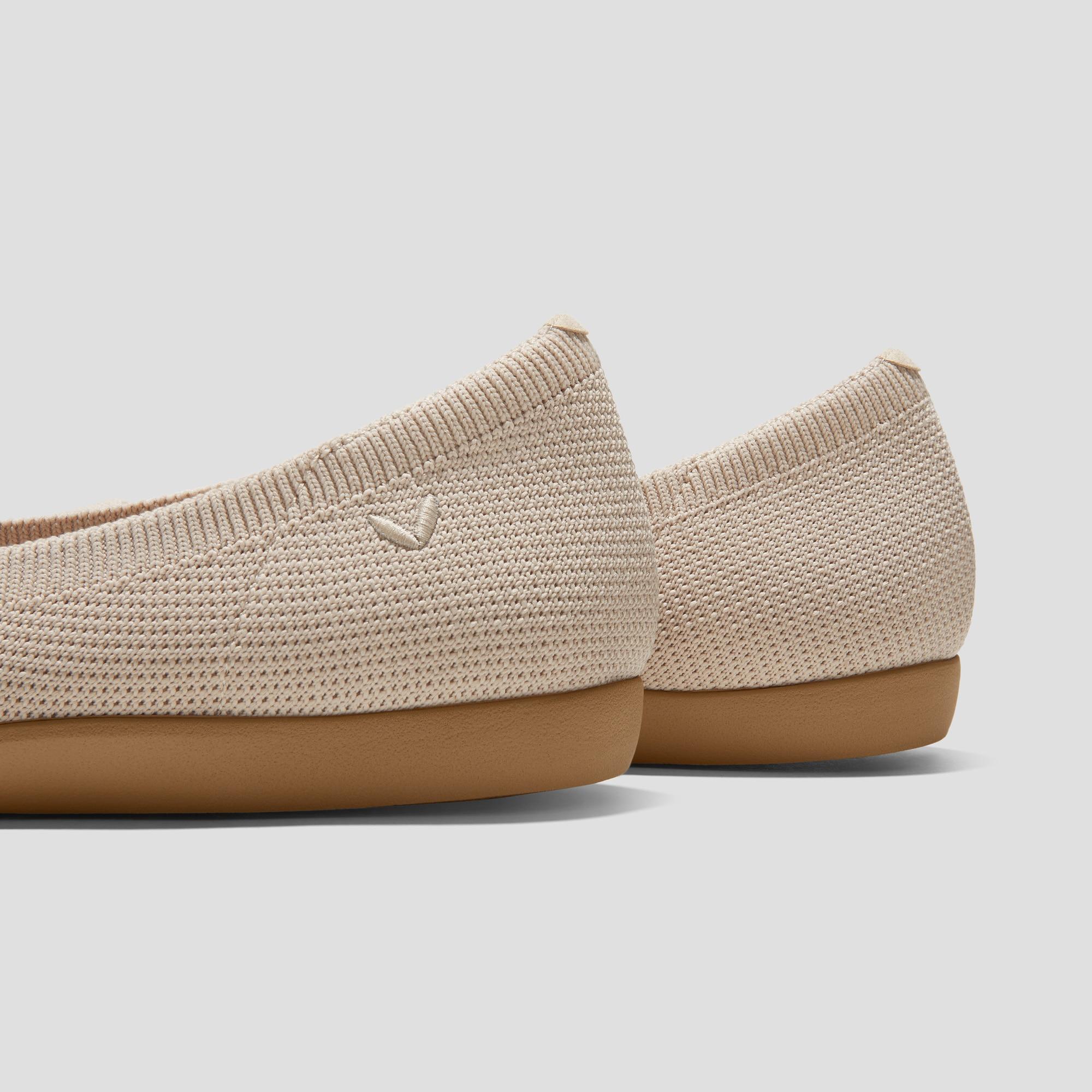 Water-Repellent Round-Toe Walking Flats (Claire Walker) Product Image