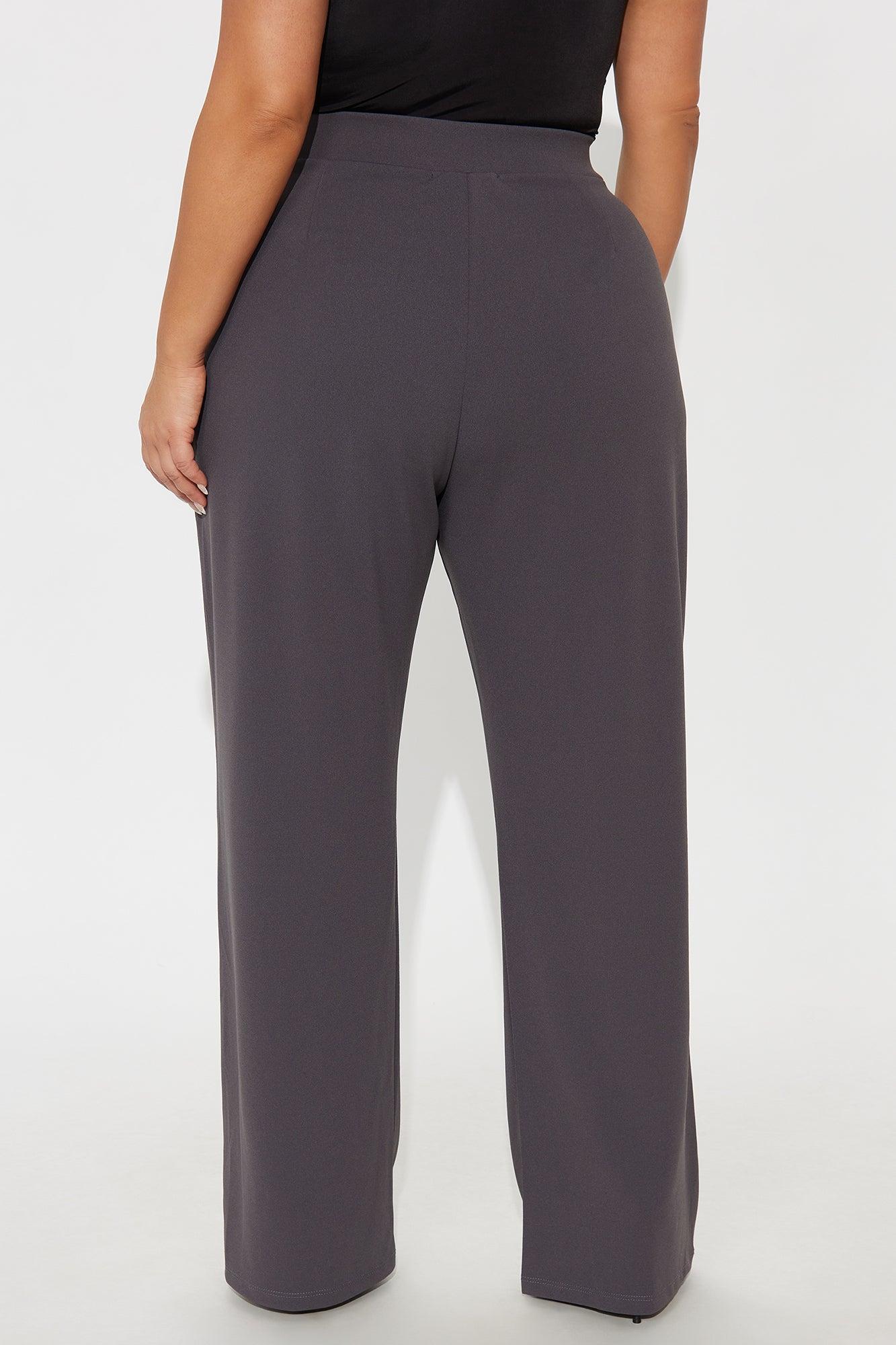 Celine Aria Wide Leg Pants - Charcoal Female Product Image