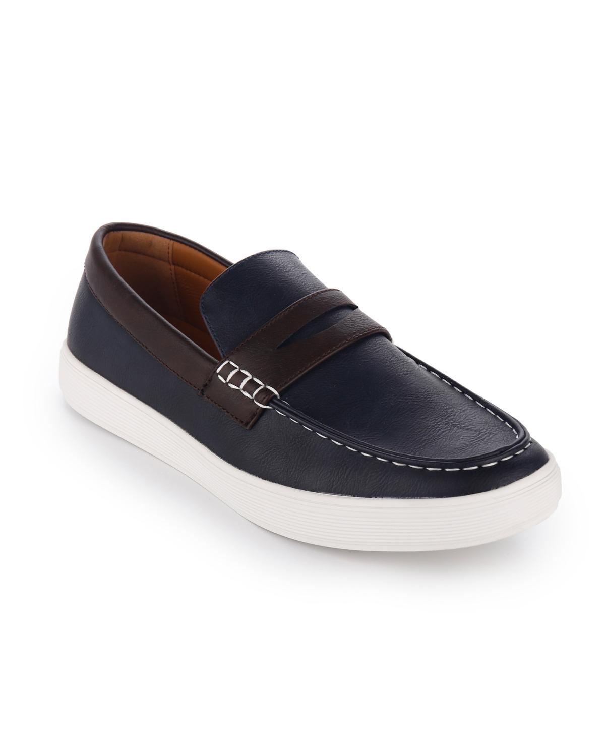 Aston Marc Drift Men's Penny Loafers, Size: 13, Gray Product Image