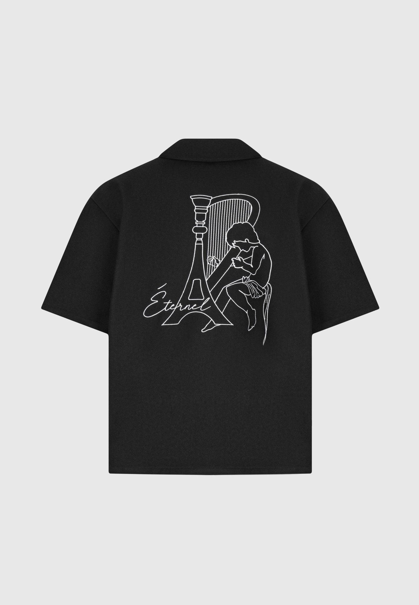 Eiffel Twill Shirt - Black Male Product Image