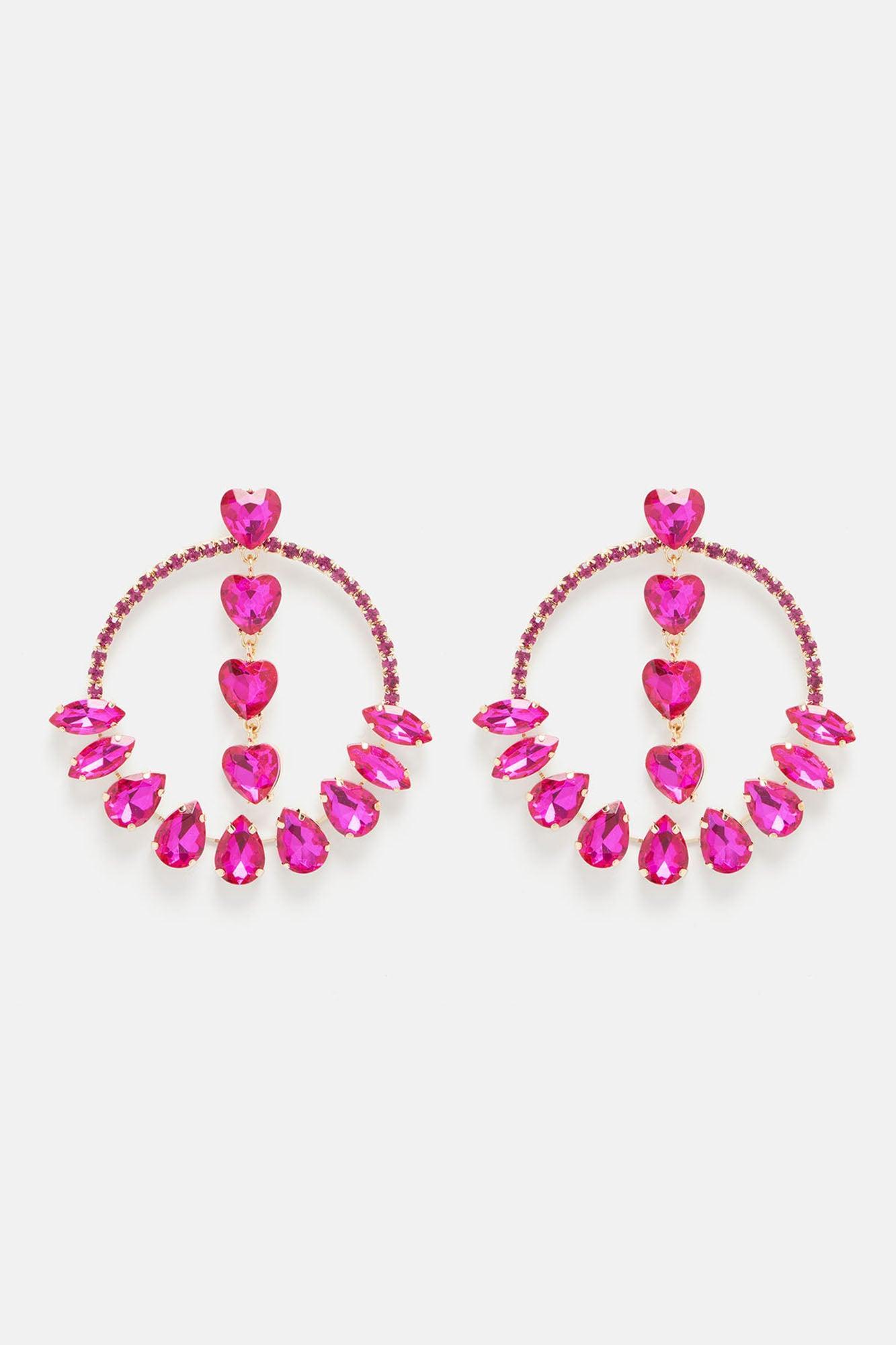 Love Always Wins Earrings - Pink Product Image