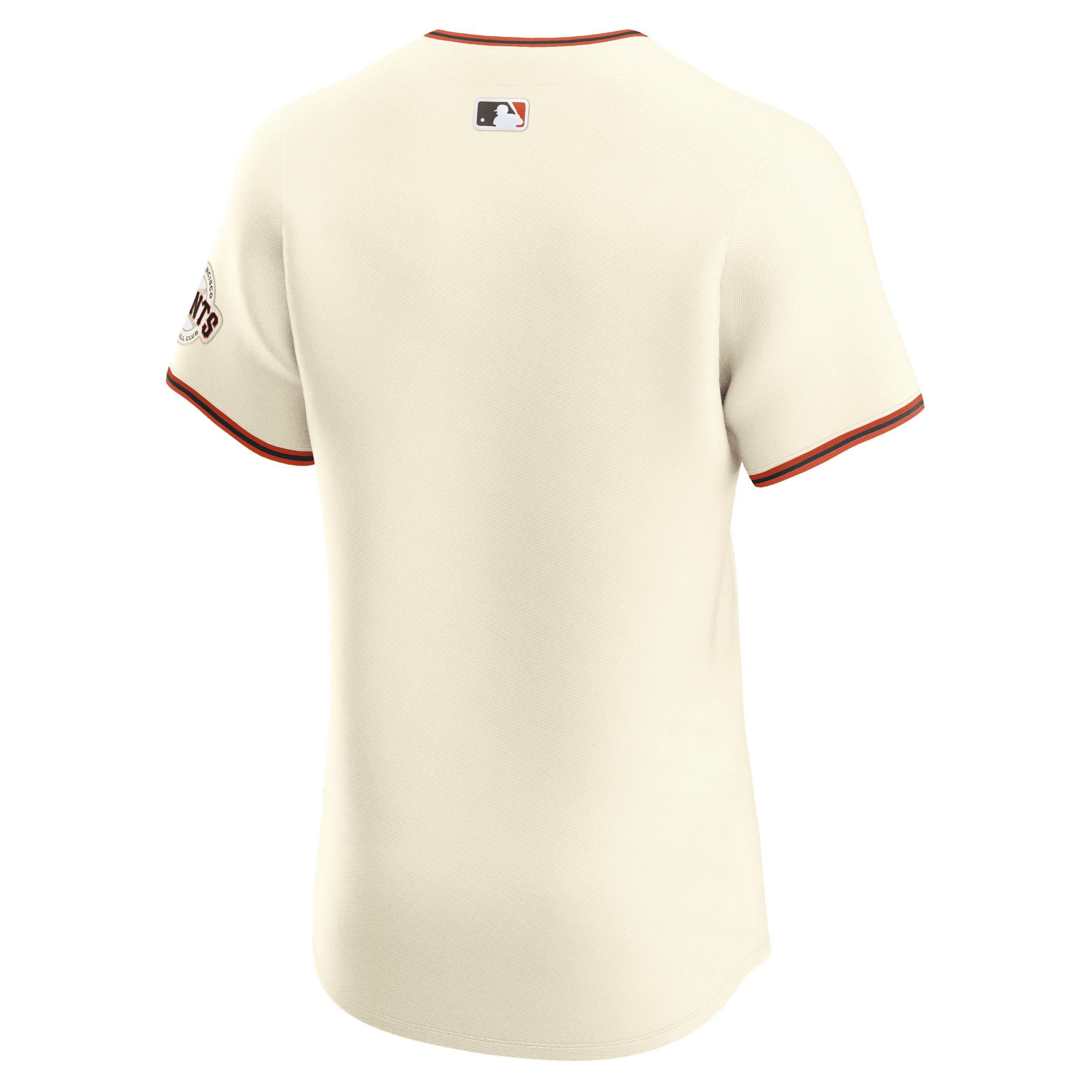 Mens Nike Cream San Francisco Giants Elite Jersey Product Image