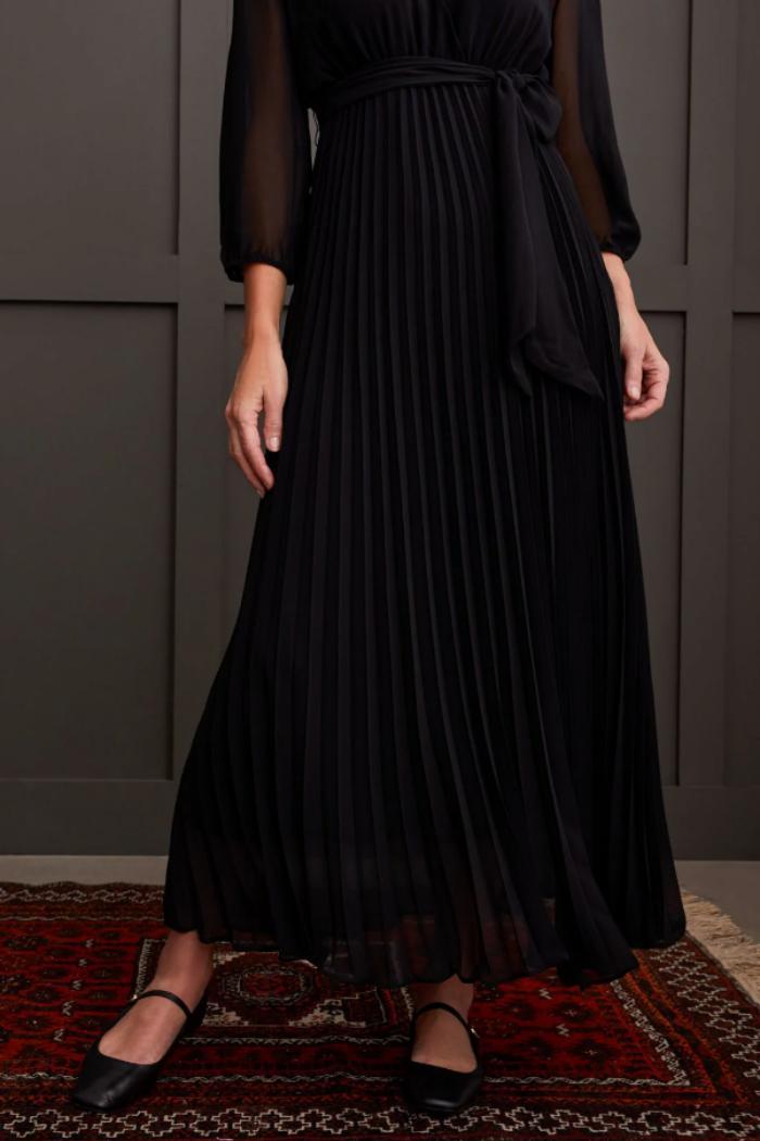 Tribal Femme Plisse V-neck Maxi Dress Product Image