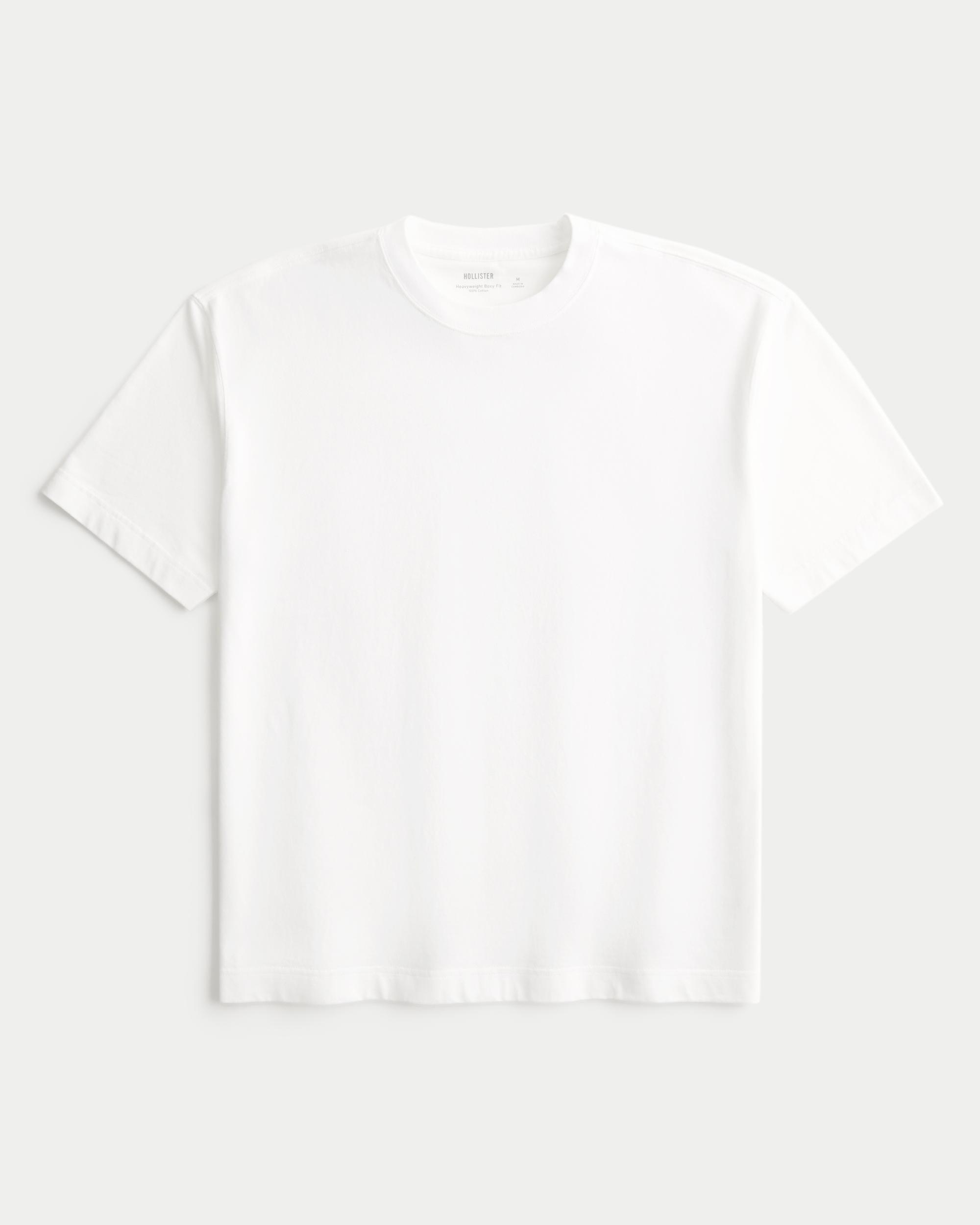 Boxy Heavyweight Camo Crew T-Shirt Product Image