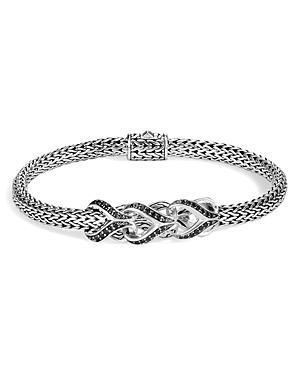 John Hardy Sterling Silver Classic Chain Black Sapphire & Black Spinel Small Bracelet, 5mm Product Image