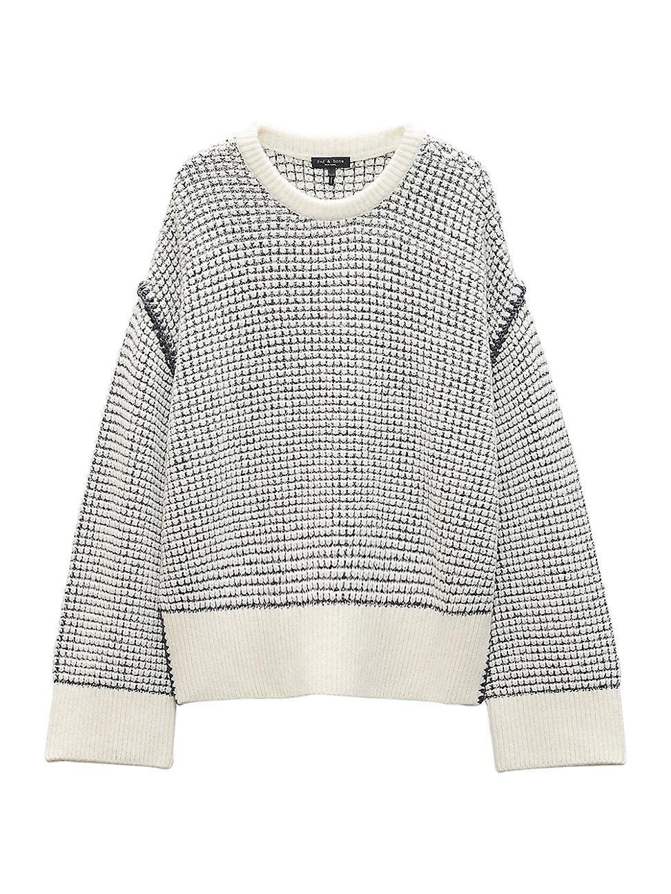 Womens Katie Chunky Waffle-Knit Sweater Product Image