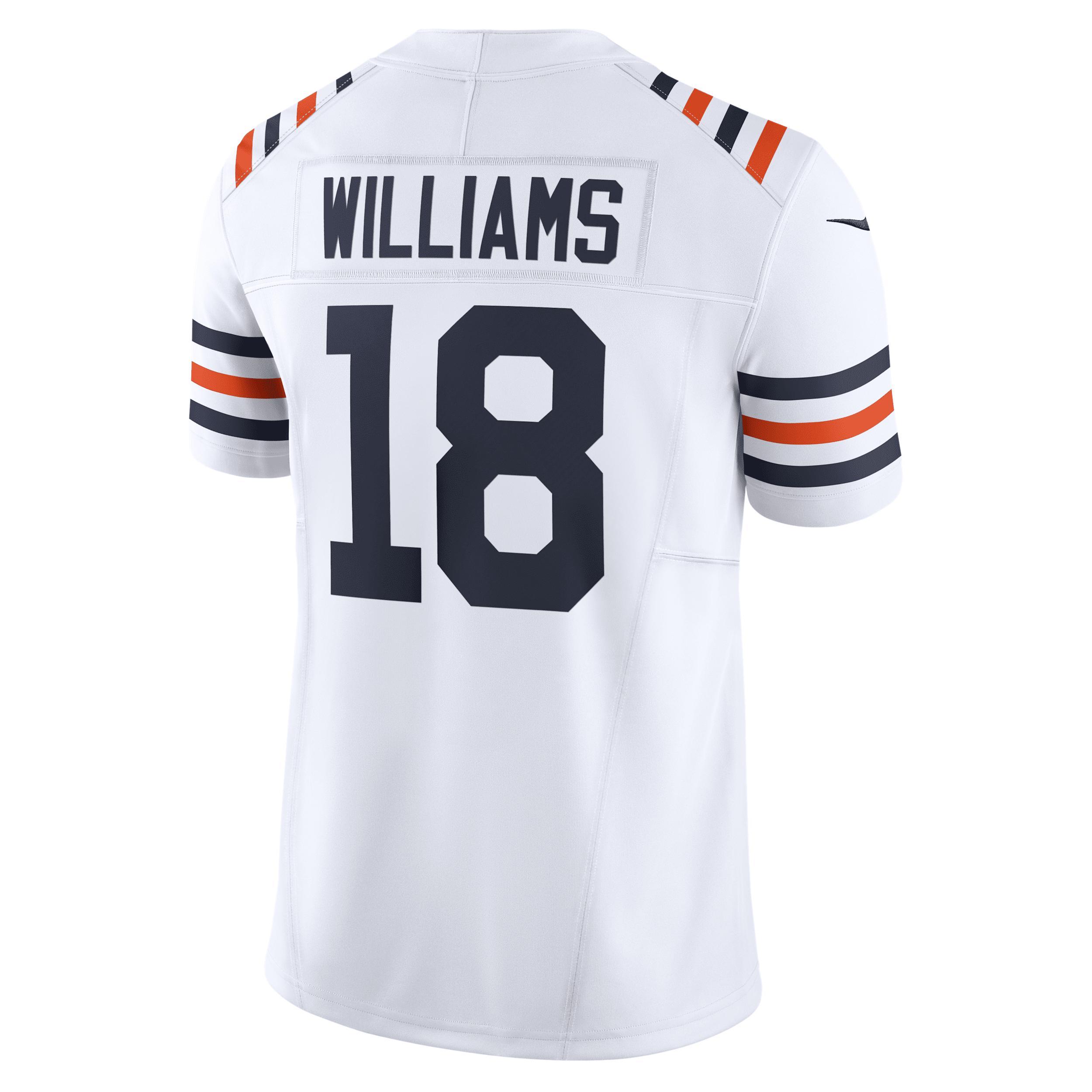 Men's Nike Caleb Williams Orange Chicago Bears Vapor F.U.S.E. Limited Jersey, Size: 2XL Product Image
