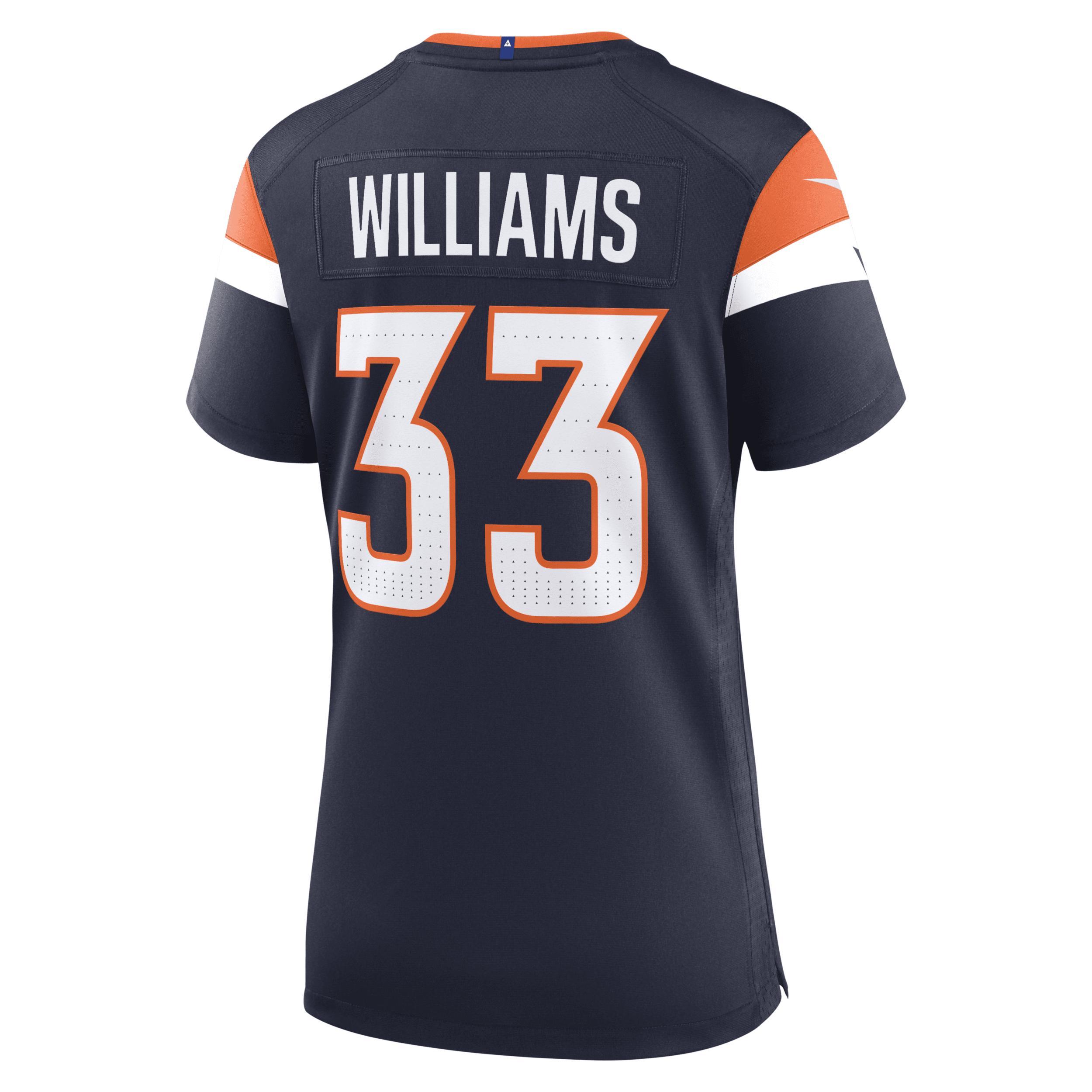Womens Nike Javonte Williams Denver Broncos Mile High Collection Alternate Game Jersey Blue Product Image
