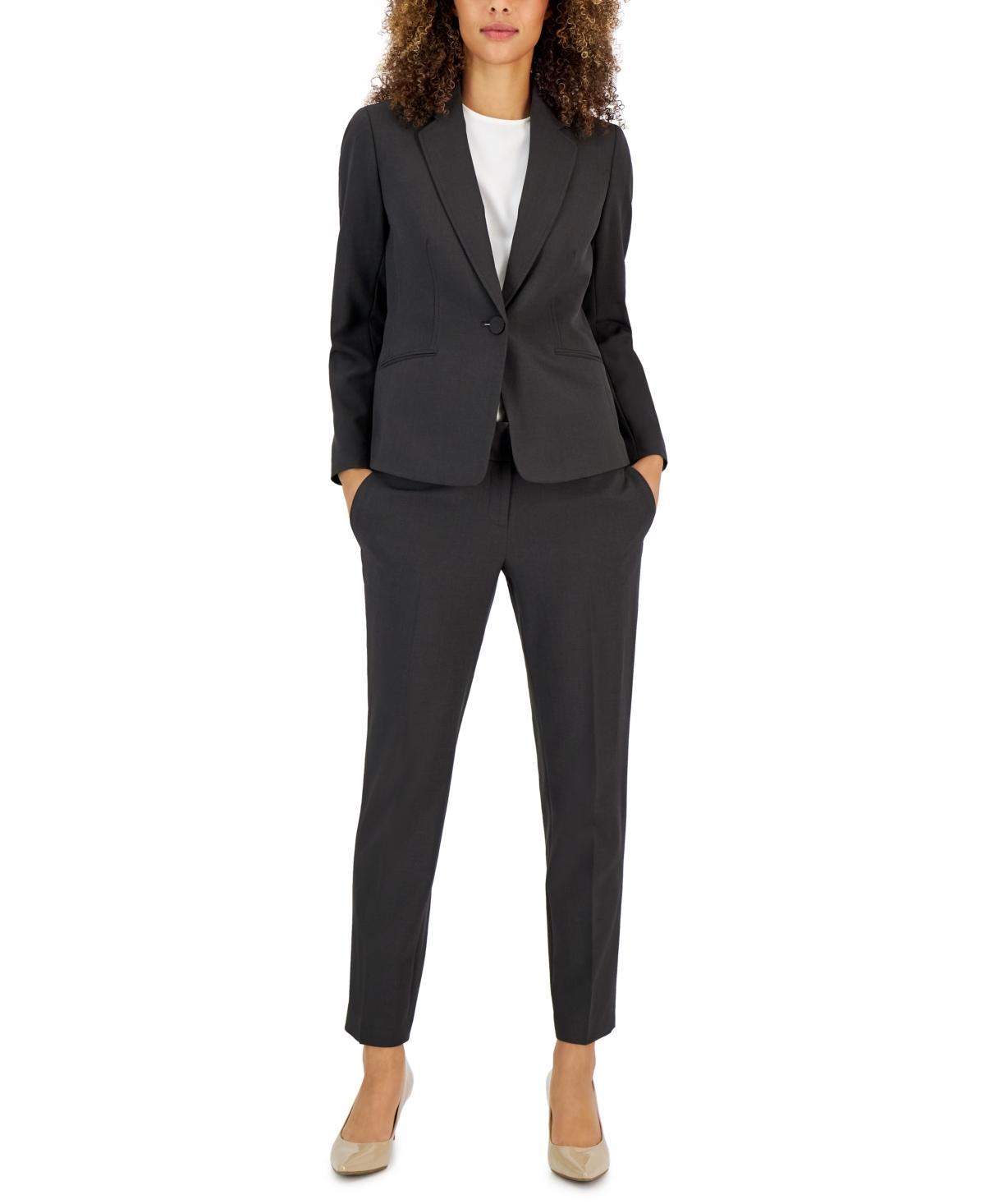 Le Suit Womens Crepe One-Button Pantsuit, Regular & Petite Sizes Product Image