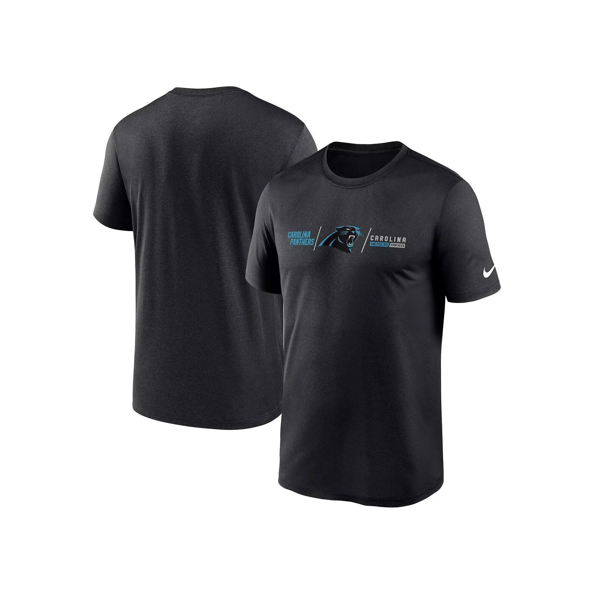 Men's Nike Navy Seattle Seahawks Horizontal Lockup Legend Performance T-Shirt, Size: 3XL, Blue Product Image