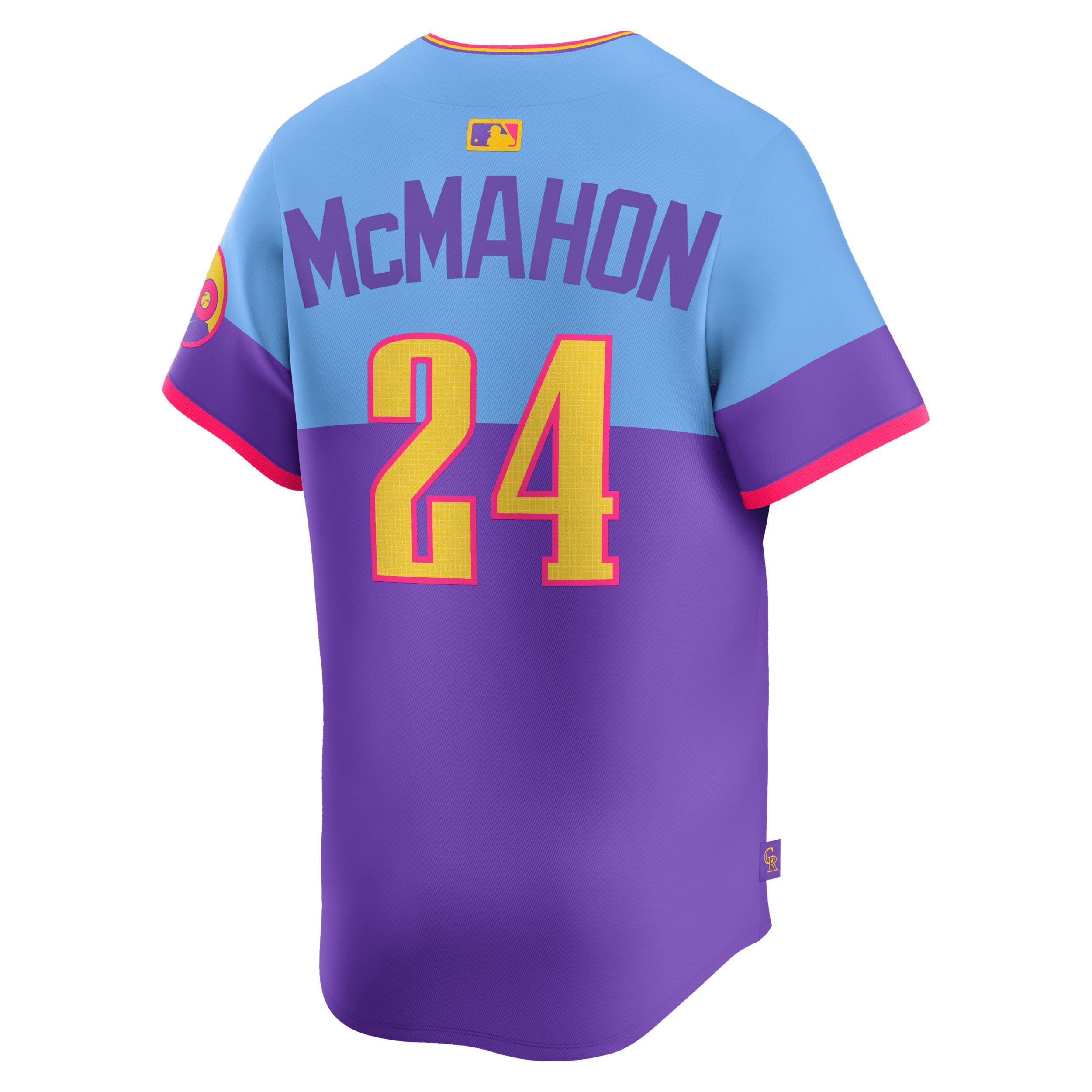 Ryan McMahon Colorado Rockies City Connect Menâs Nike Men's Dri-FIT ADV MLB Limited Jersey Product Image