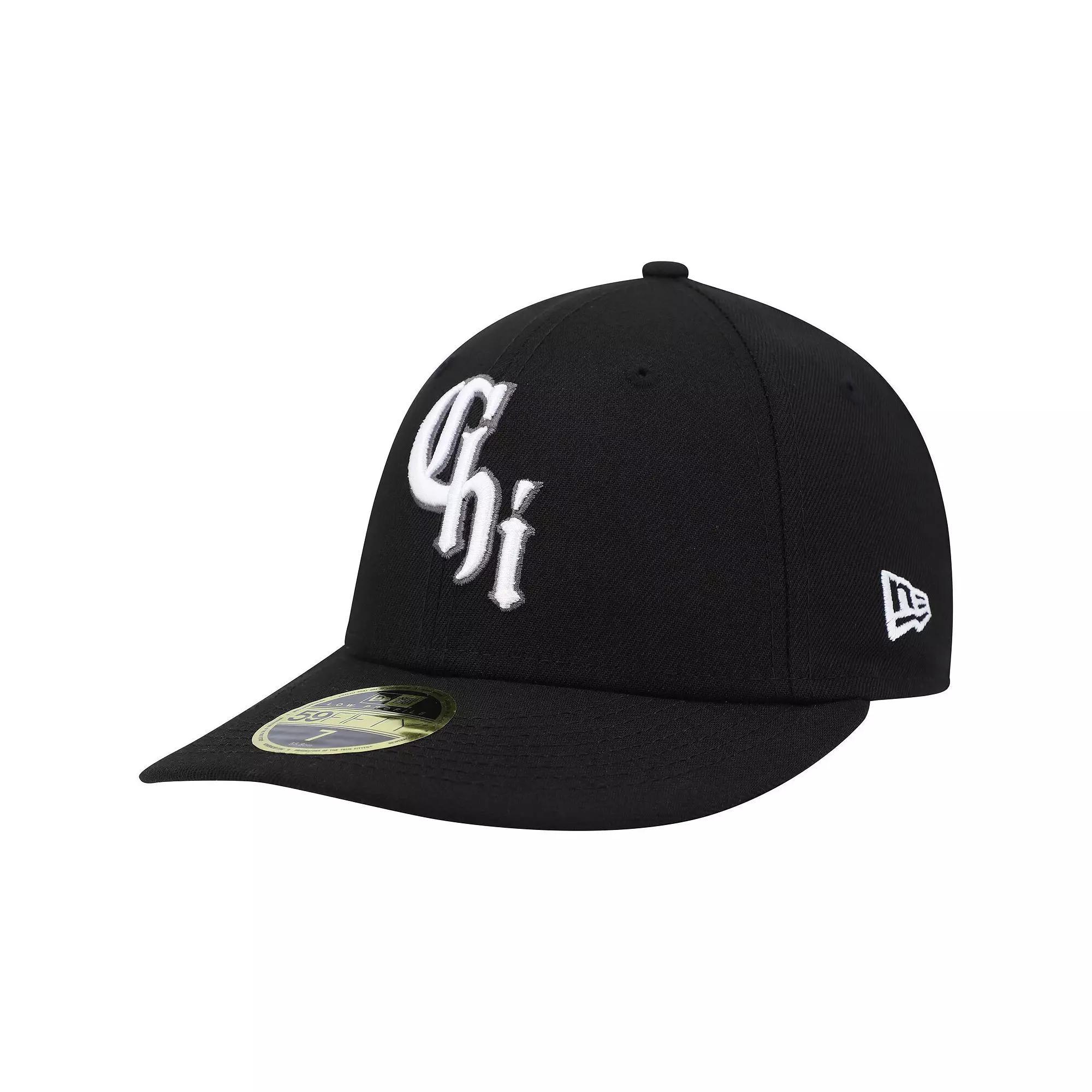 Men's New Era Black Chicago White Sox City Connect 59FIFTY Fitted Hat, Size: 7 7/8 Product Image