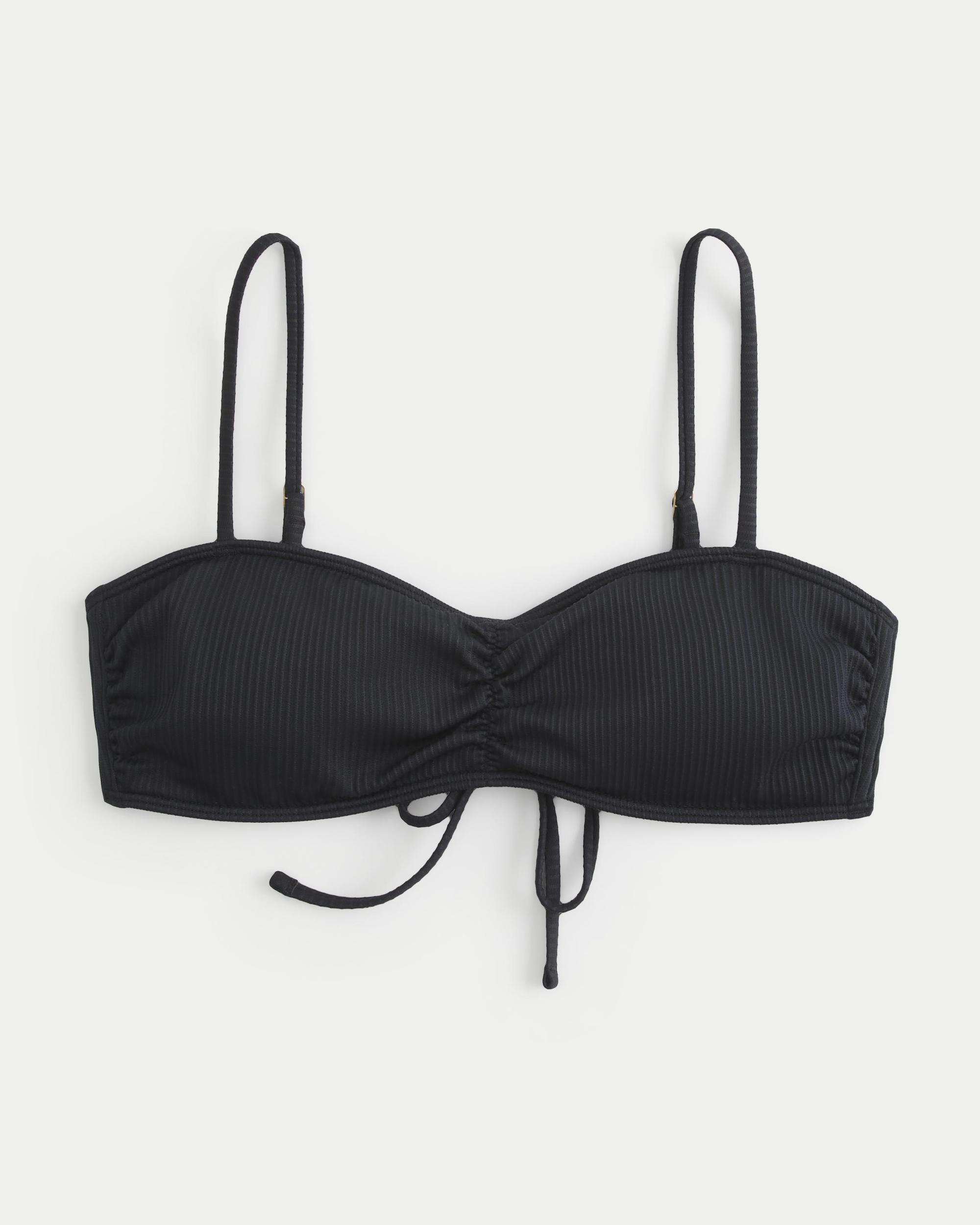 Ribbed Scoop Bikini Top Product Image