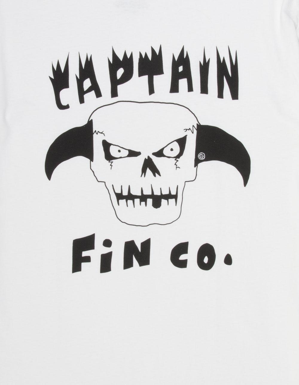 CAPTAIN FIN Twin Fin Skull Mens Tee - OFF WHITE Product Image