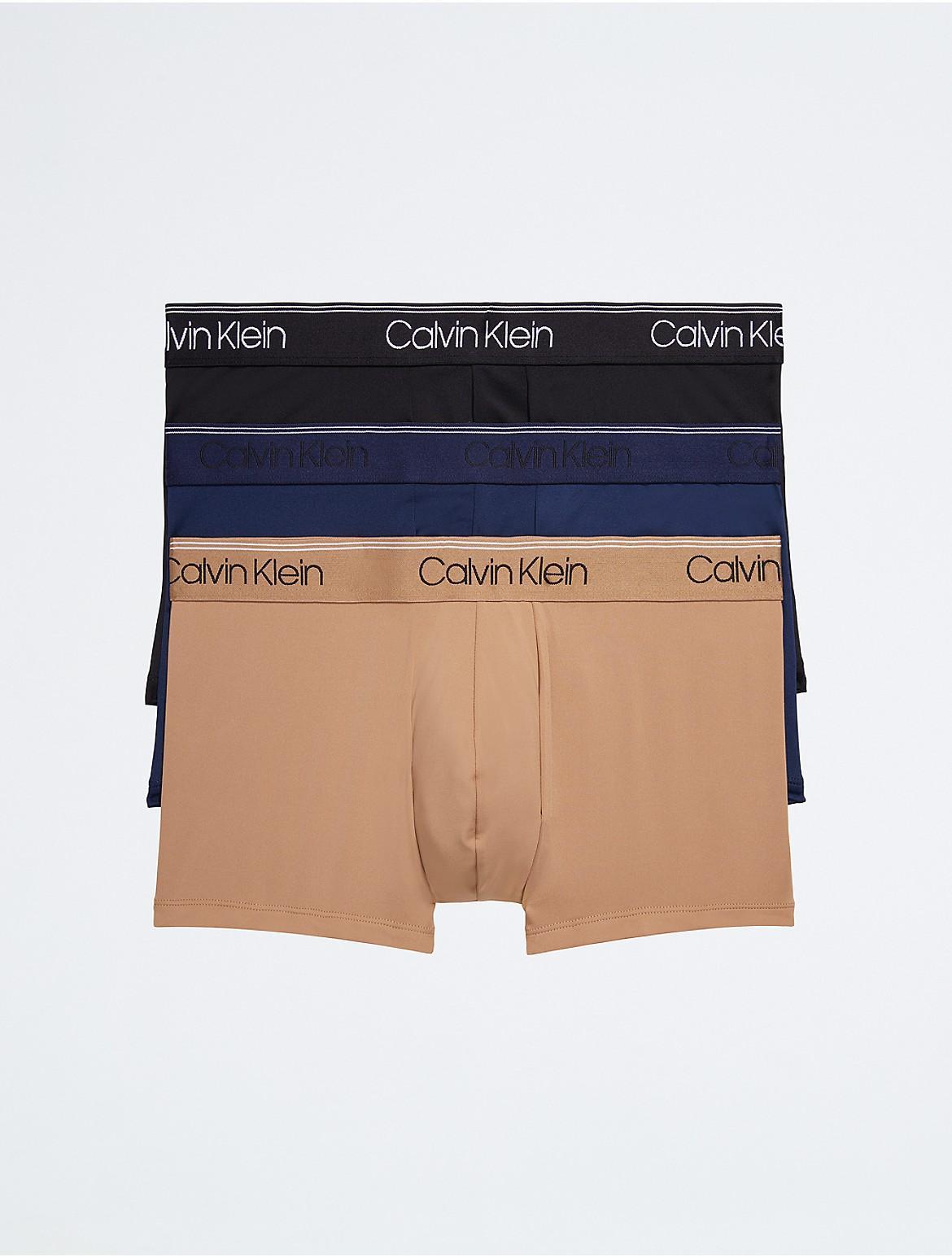 Calvin Klein Men's Micro Stretch 3-Pack Low Rise Trunk - Multi - XL Product Image