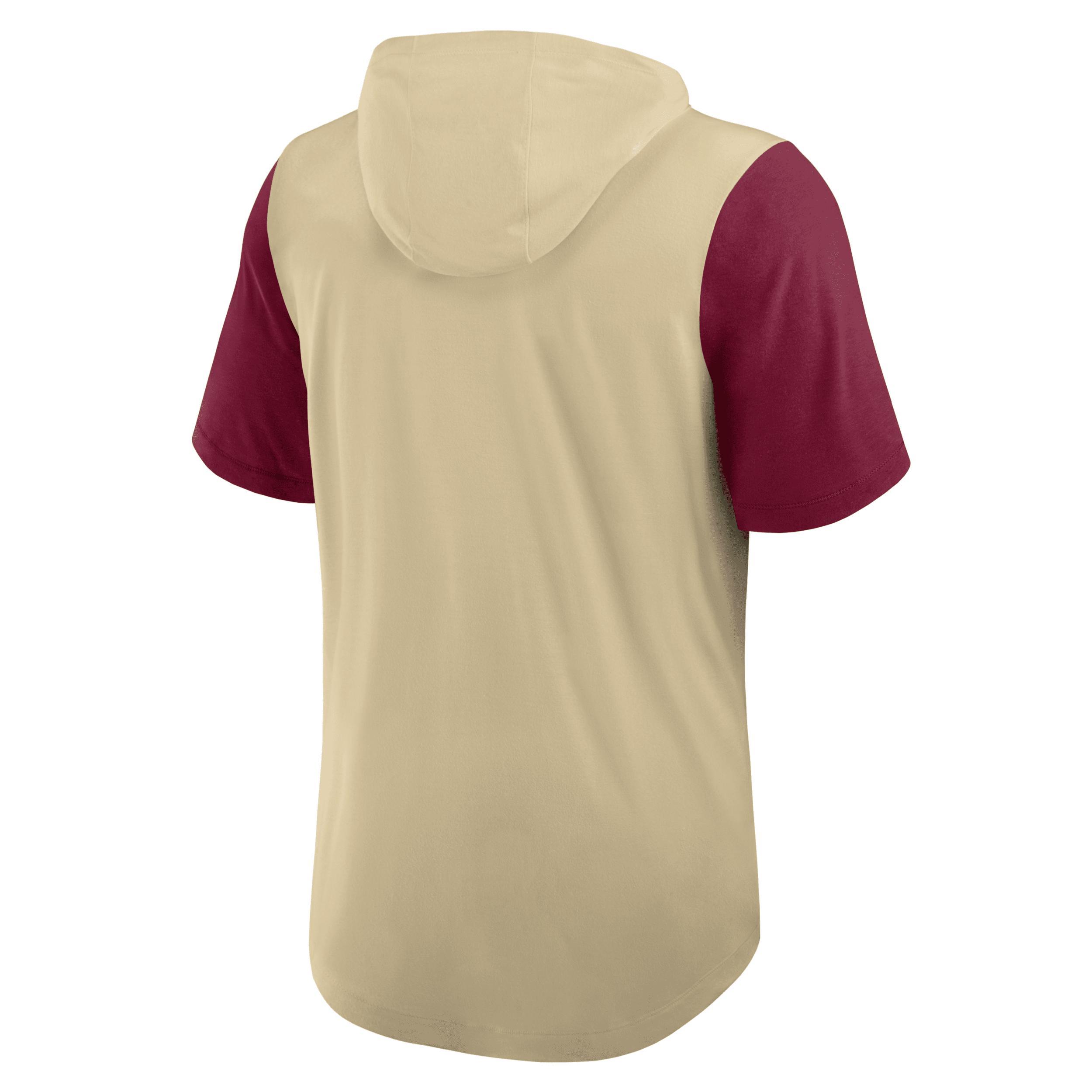Florida State Seminoles Baseball Script Nike Mens Dri-FIT College Hooded T-Shirt Product Image