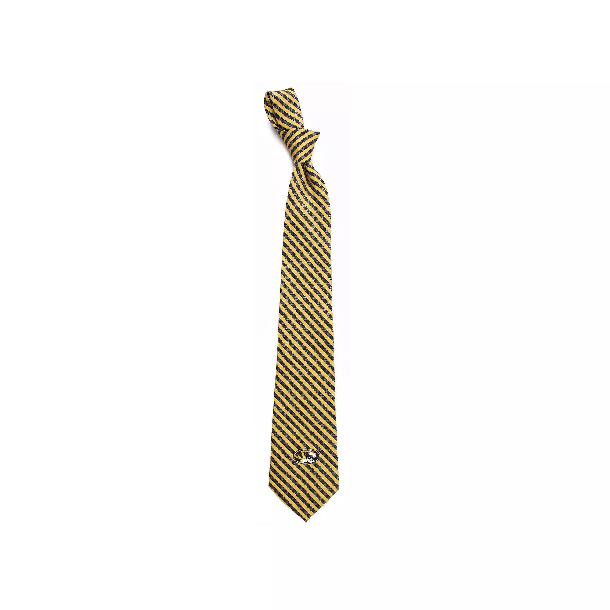 Men's West Virginia Mountaineers Gingham Tie, Team Product Image