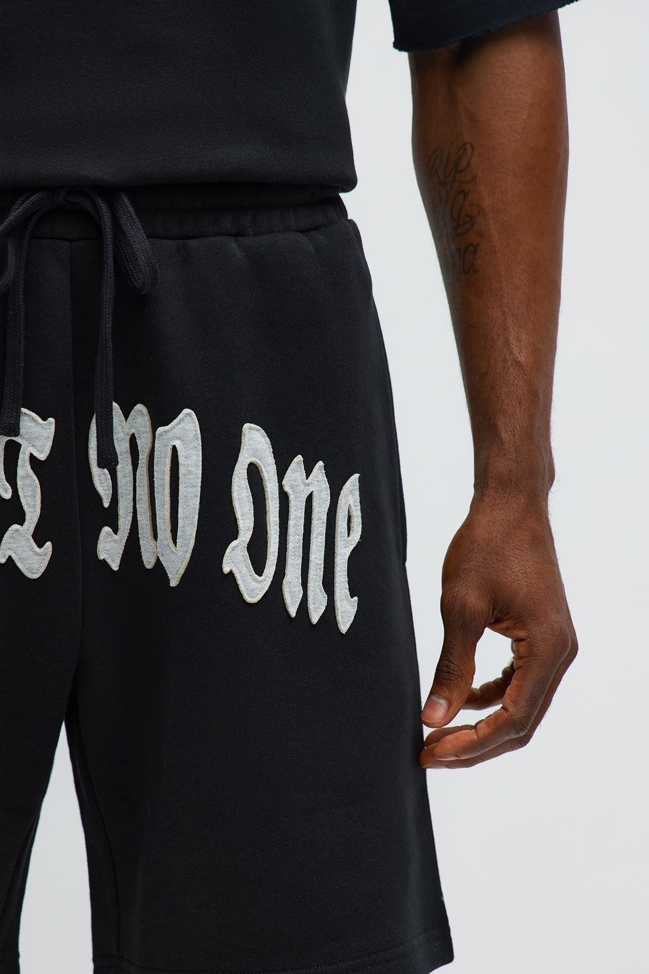 Tyson Relaxed Trust Issues Shorts - Black Product Image