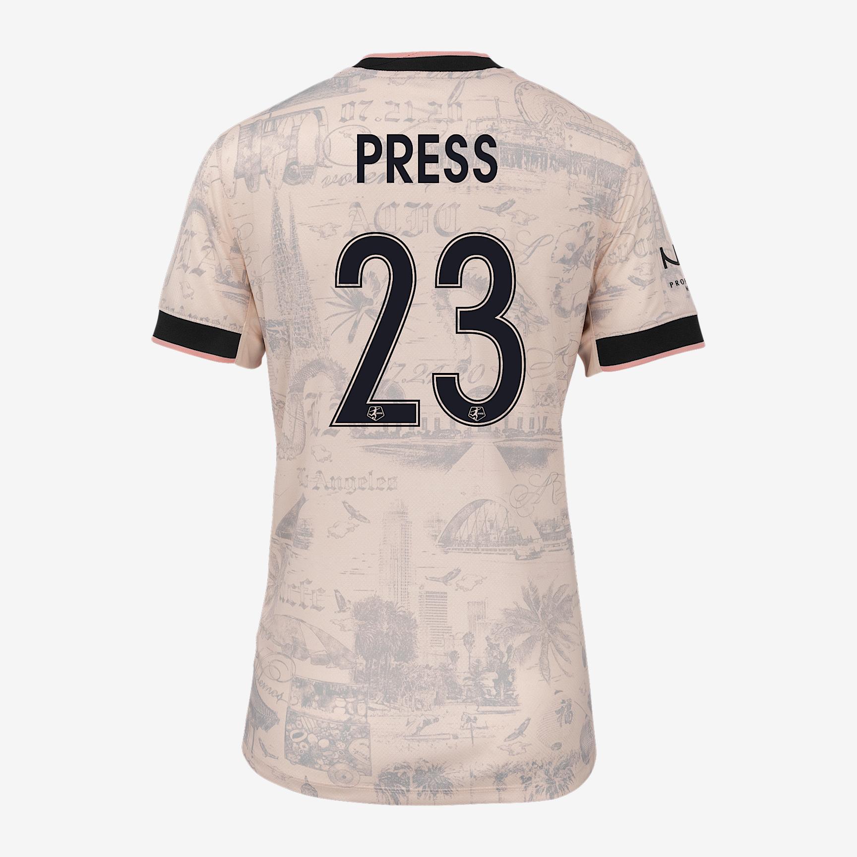 Christen Press Angel City FC 2025 Stadium Away Women's Nike Dri-FIT NWSL Replica Jersey Product Image