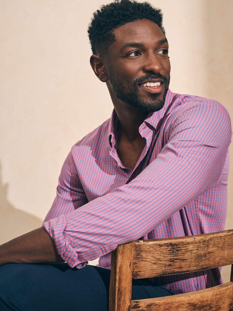 Movement™ Shirt - Blue Rose Gingham Male Product Image