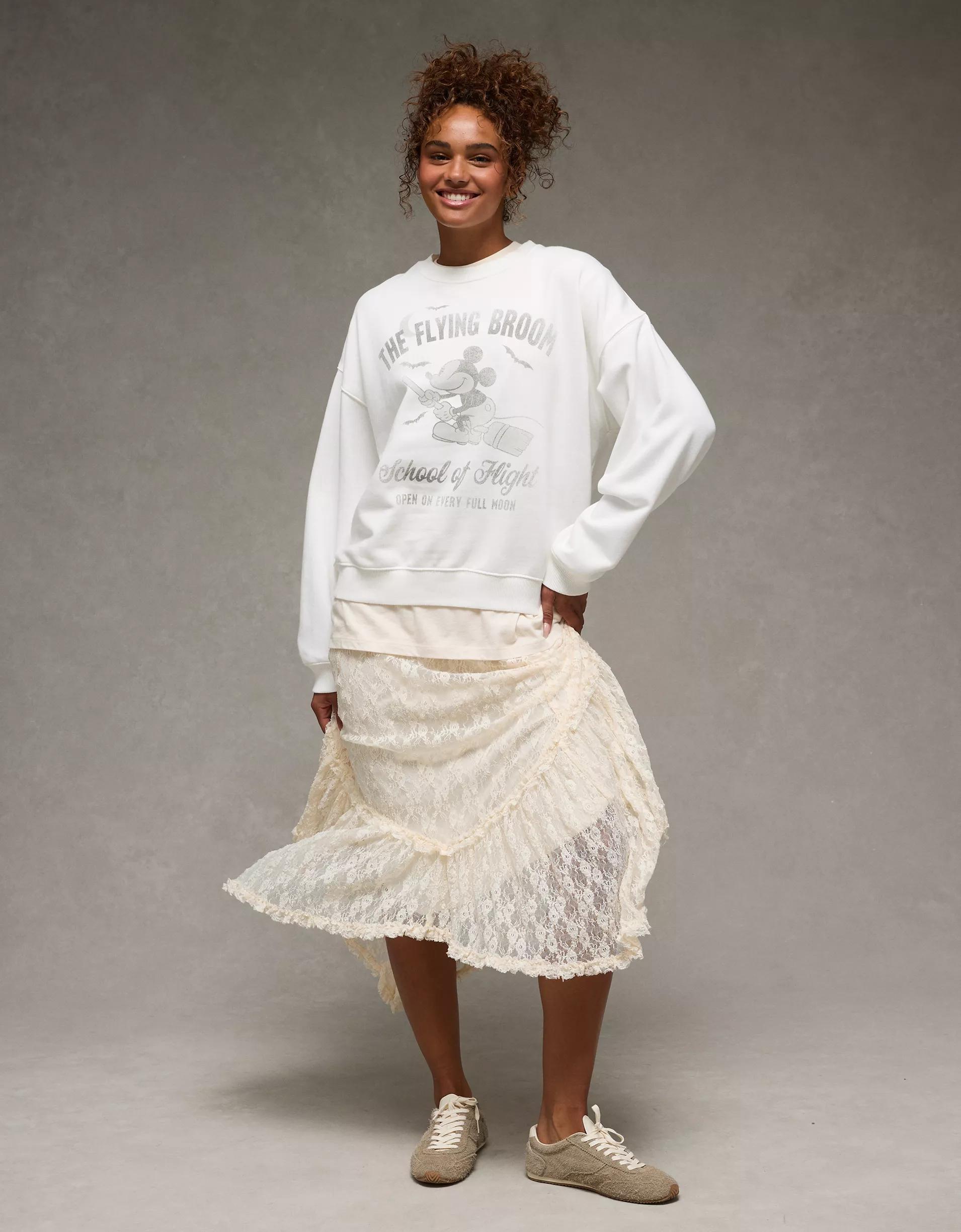 AE Halloween Graphic Sweatshirt Product Image