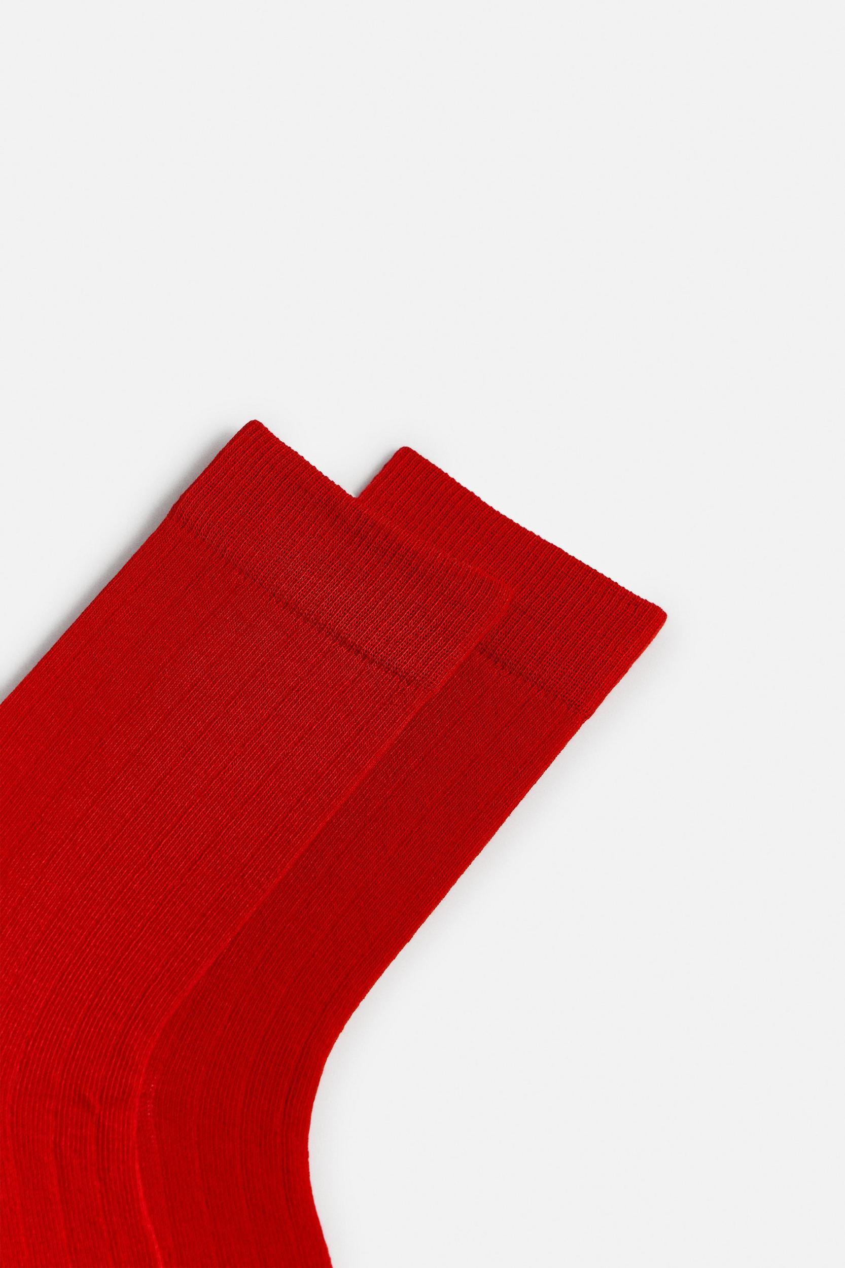TEXTURED RIBBED SOCKS Product Image