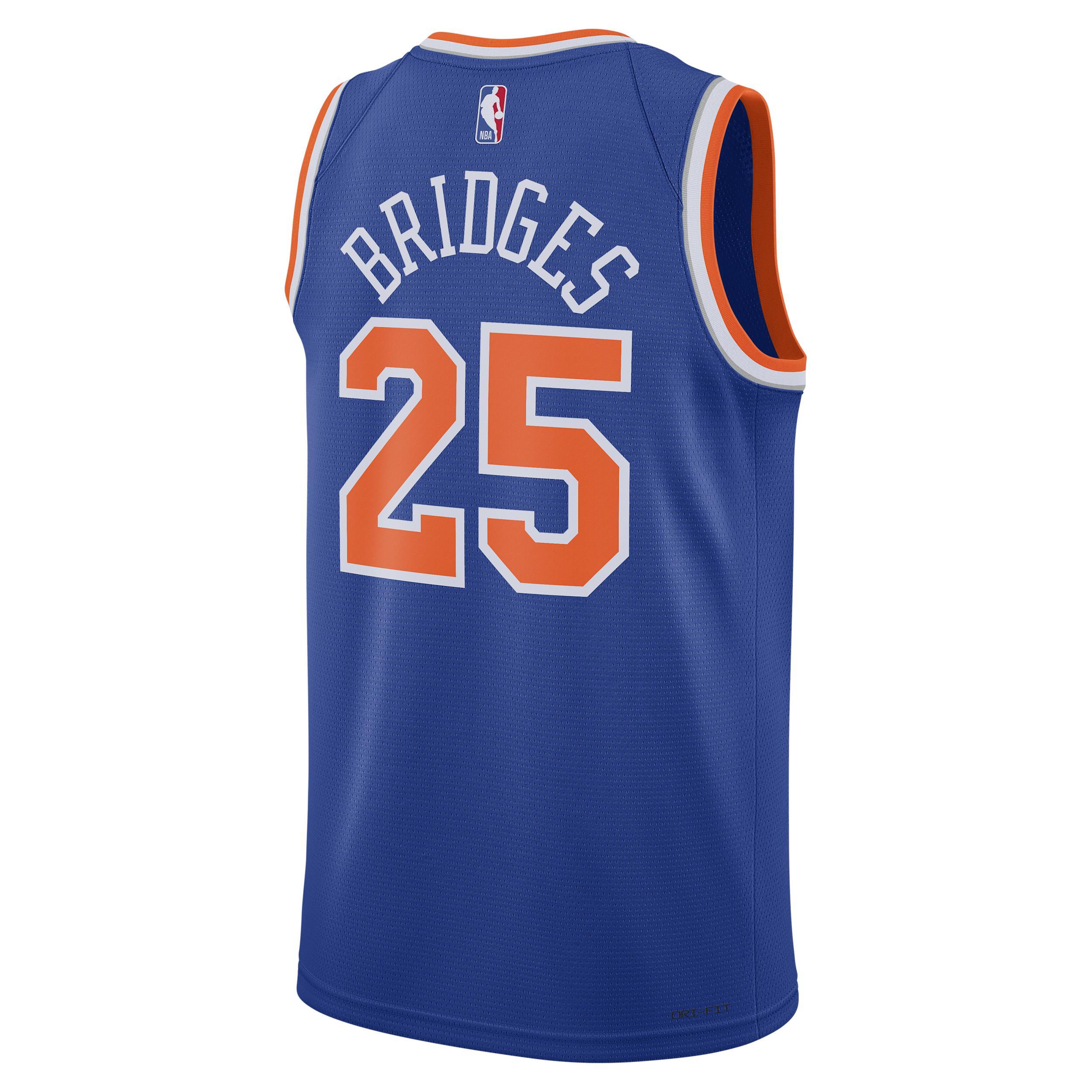 New York Knicks Icon Edition 2022/23 Nike Men's Dri-FIT NBA Swingman Jersey Product Image