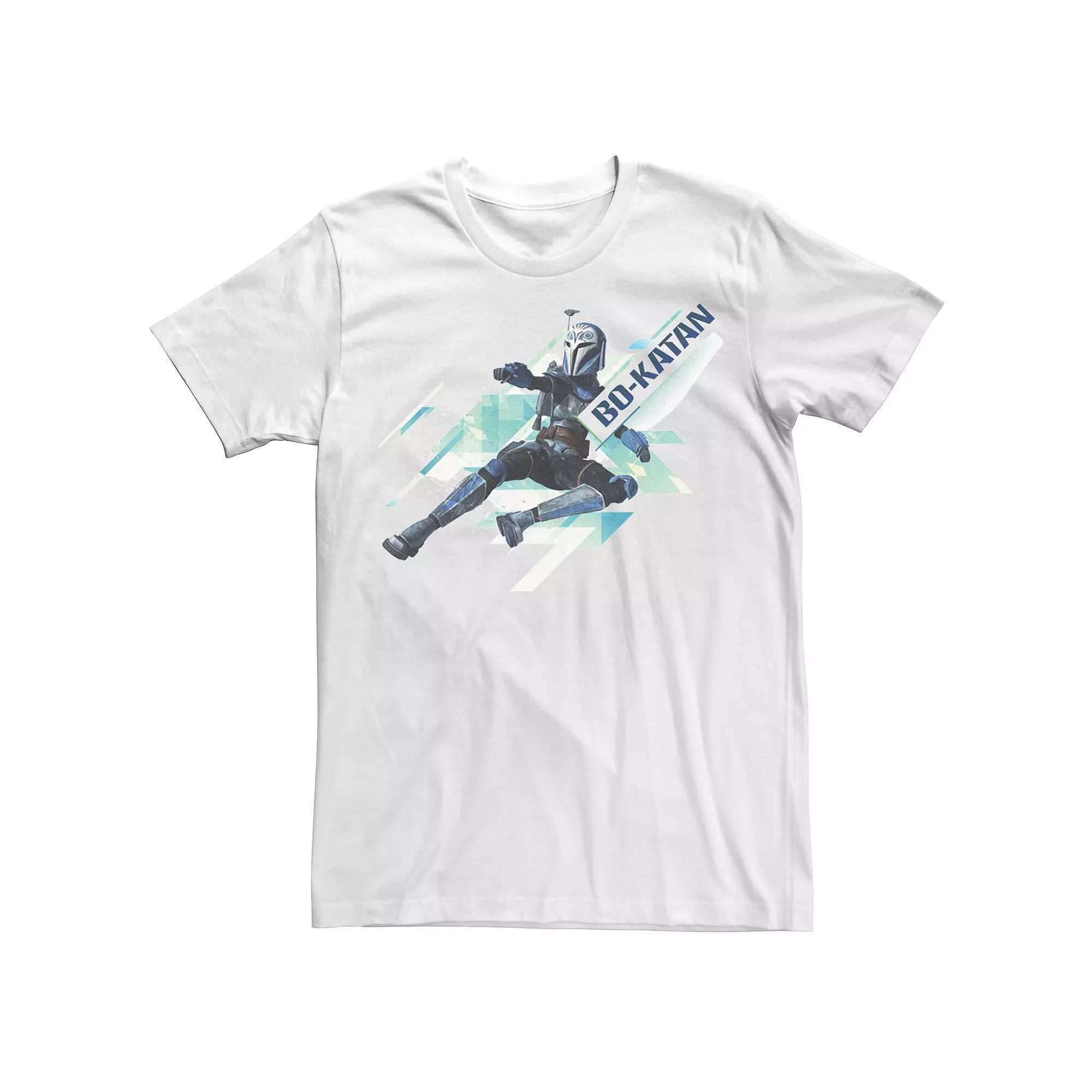 Men's Star Wars The Clone Wars Bo-Katan Portrait Tee, Size: Large, White Product Image