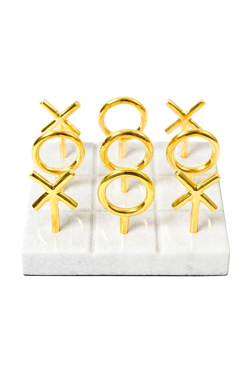 Brass Tic-Tac-Toe Set Jonathan Adler Product Image
