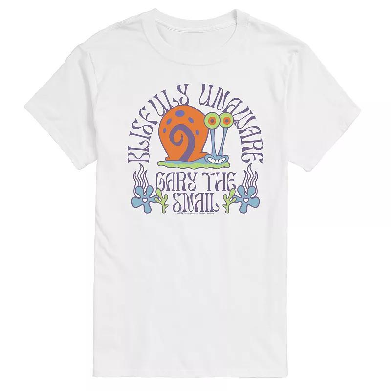 Mens SpongeBob SquarePants Blissfully Unaware Graphic Tee Ivory Product Image