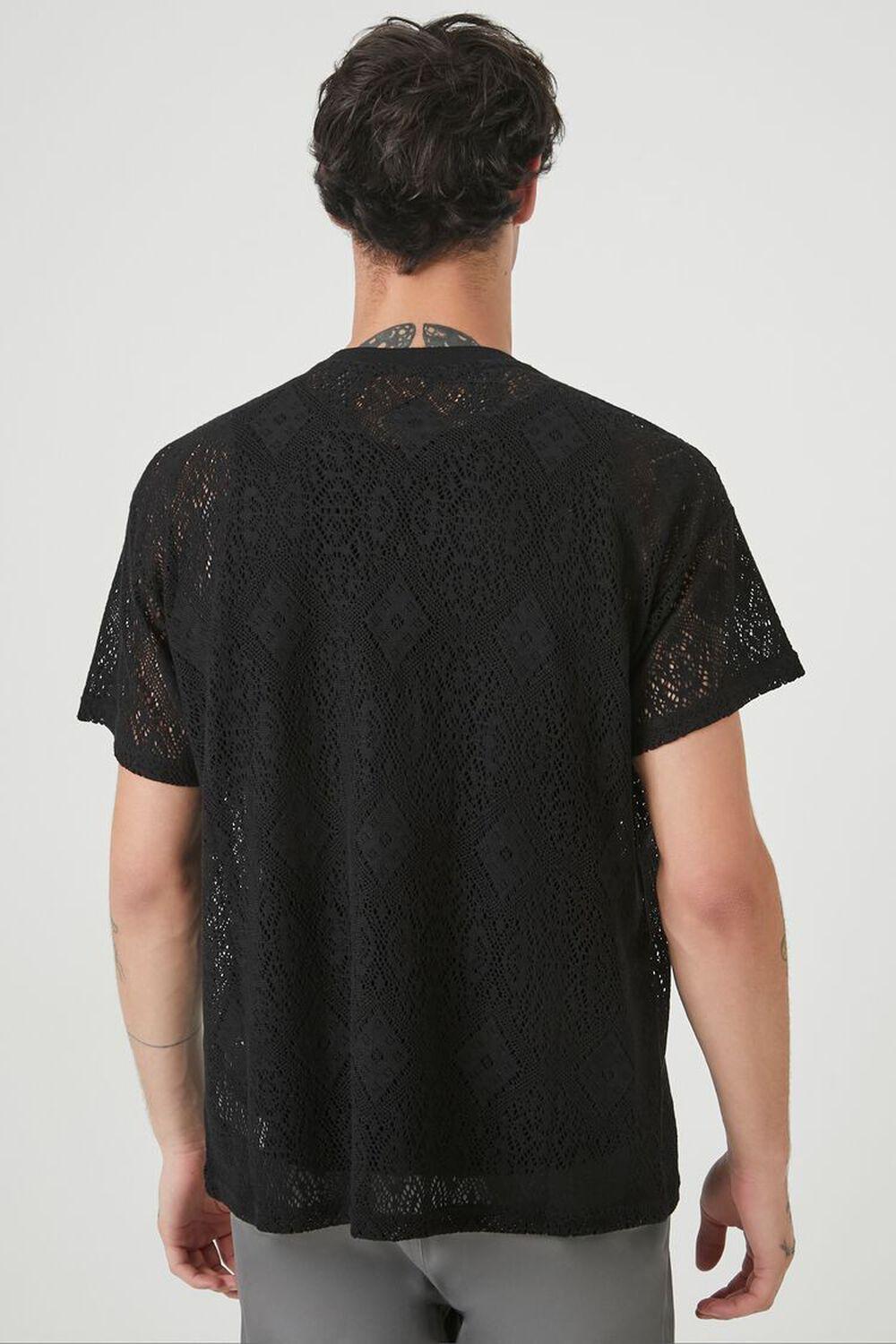 Textured Geo Crew Tee | Forever 21 Product Image