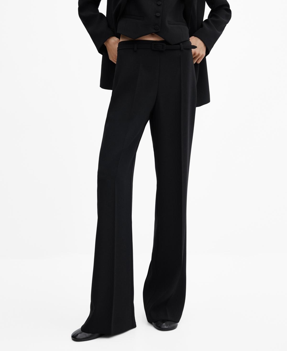 Mango straight leg tailored pants Product Image