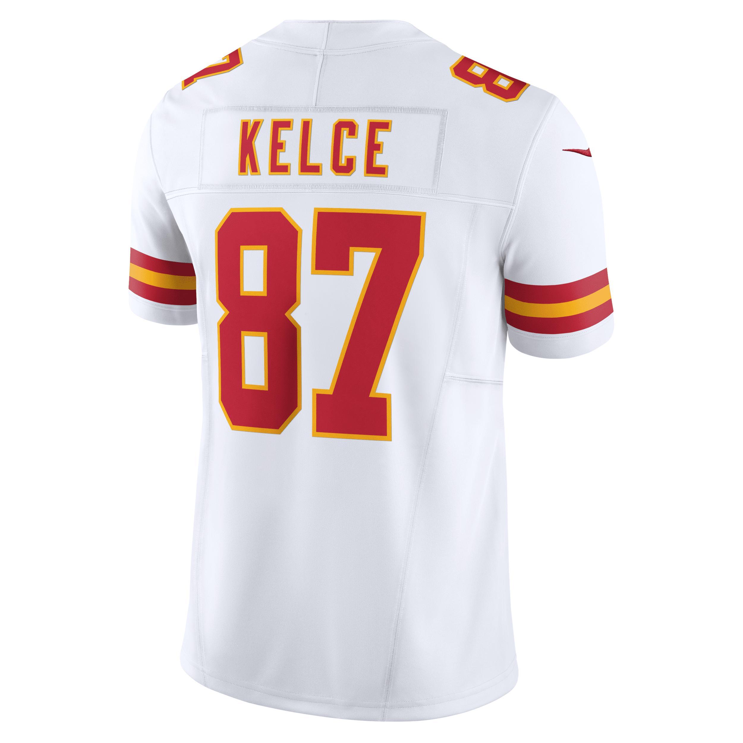 Men's Nike Travis Kelce White Kansas City Chiefs Vapor F.U.S.E. Limited  Jersey, Size: Large Product Image