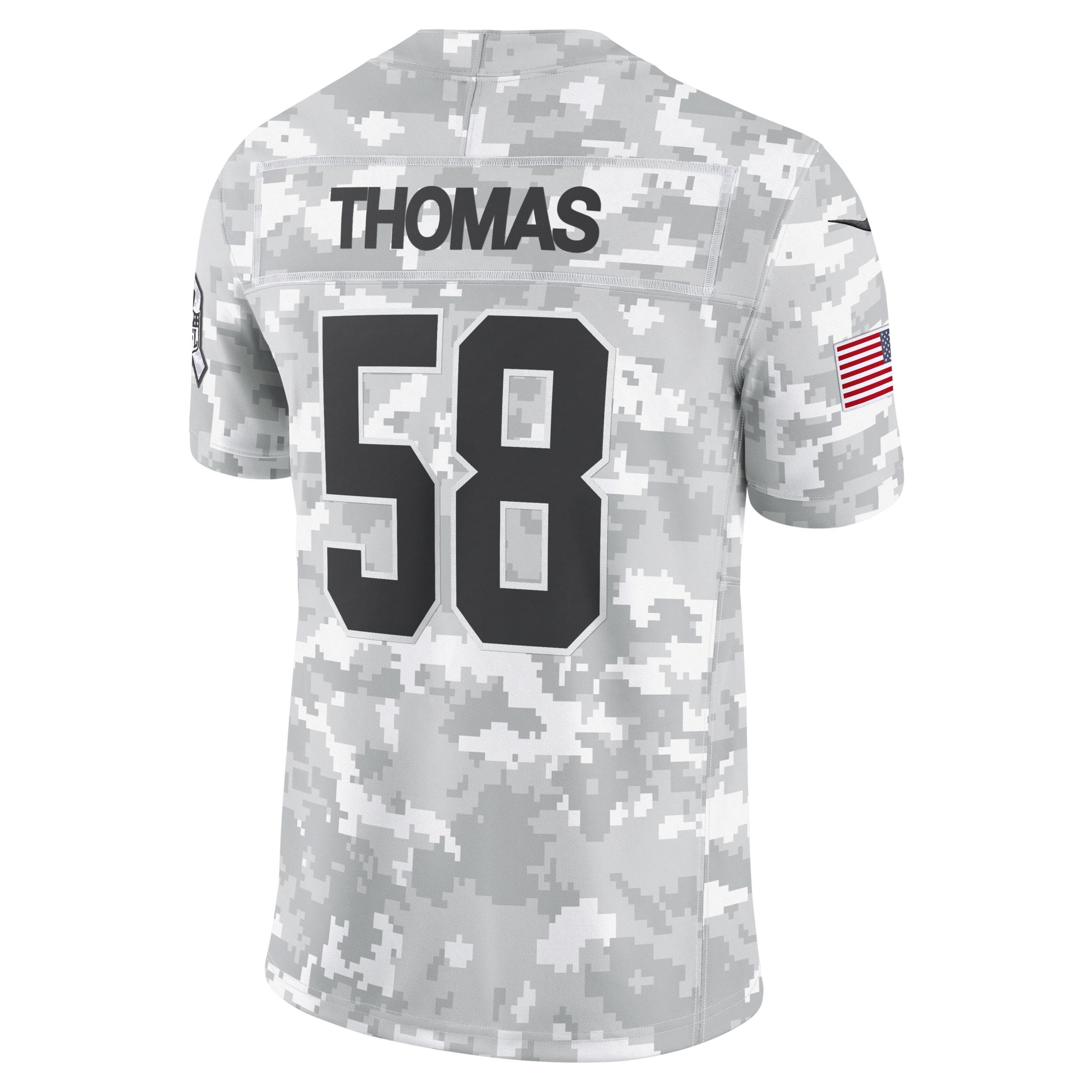 Men's Nike Derrick Thomas Arctic Camo Kansas City Chiefs 2024 Salute to Service Retired Player Limited Jersey, Size: Small, Team Product Image