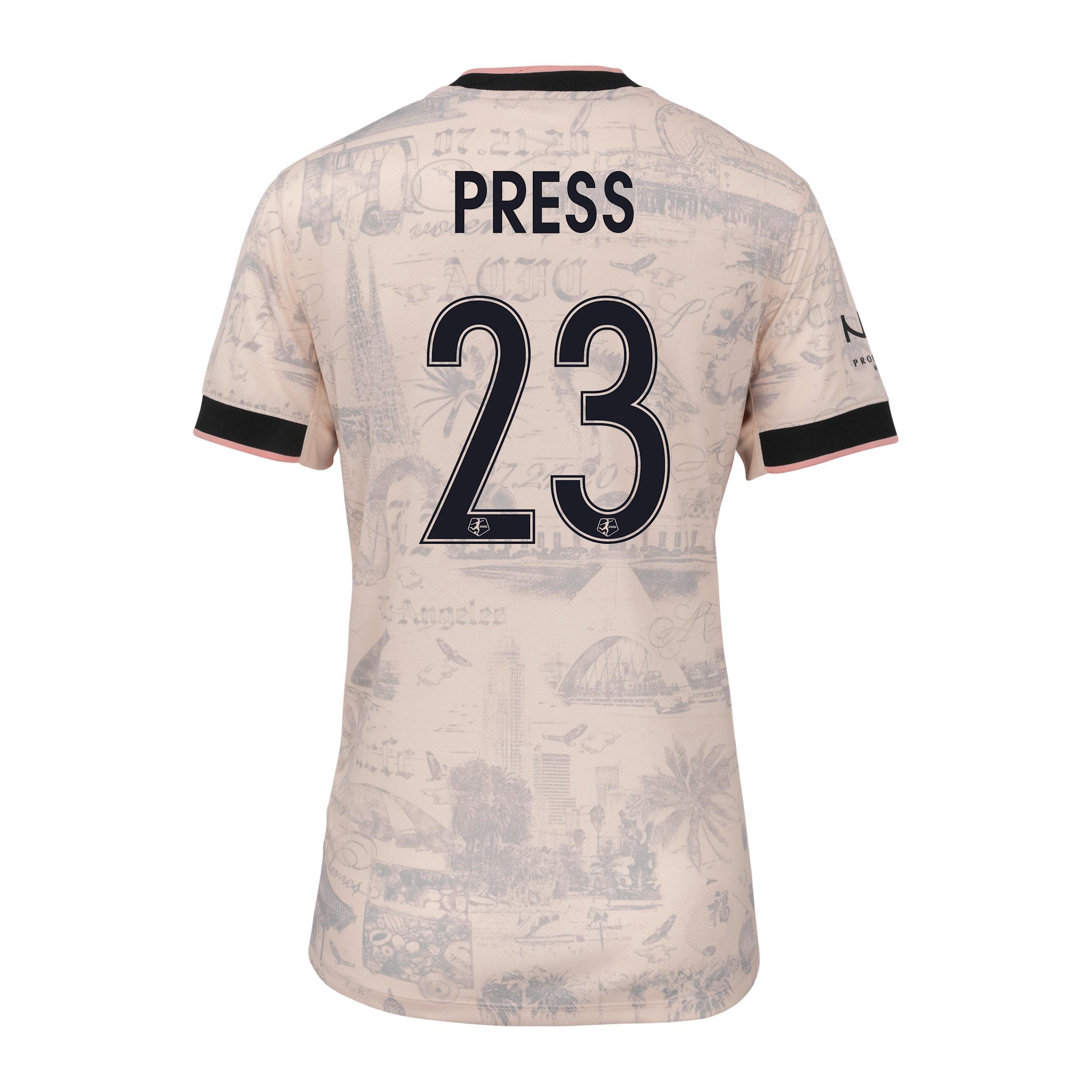 Christen Press Angel City FC 2025 Stadium Away Women's Nike Dri-FIT NWSL Replica Jersey Product Image