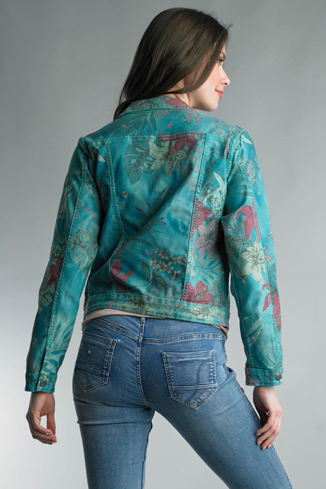 Jade Floral Reversible Jacket Product Image