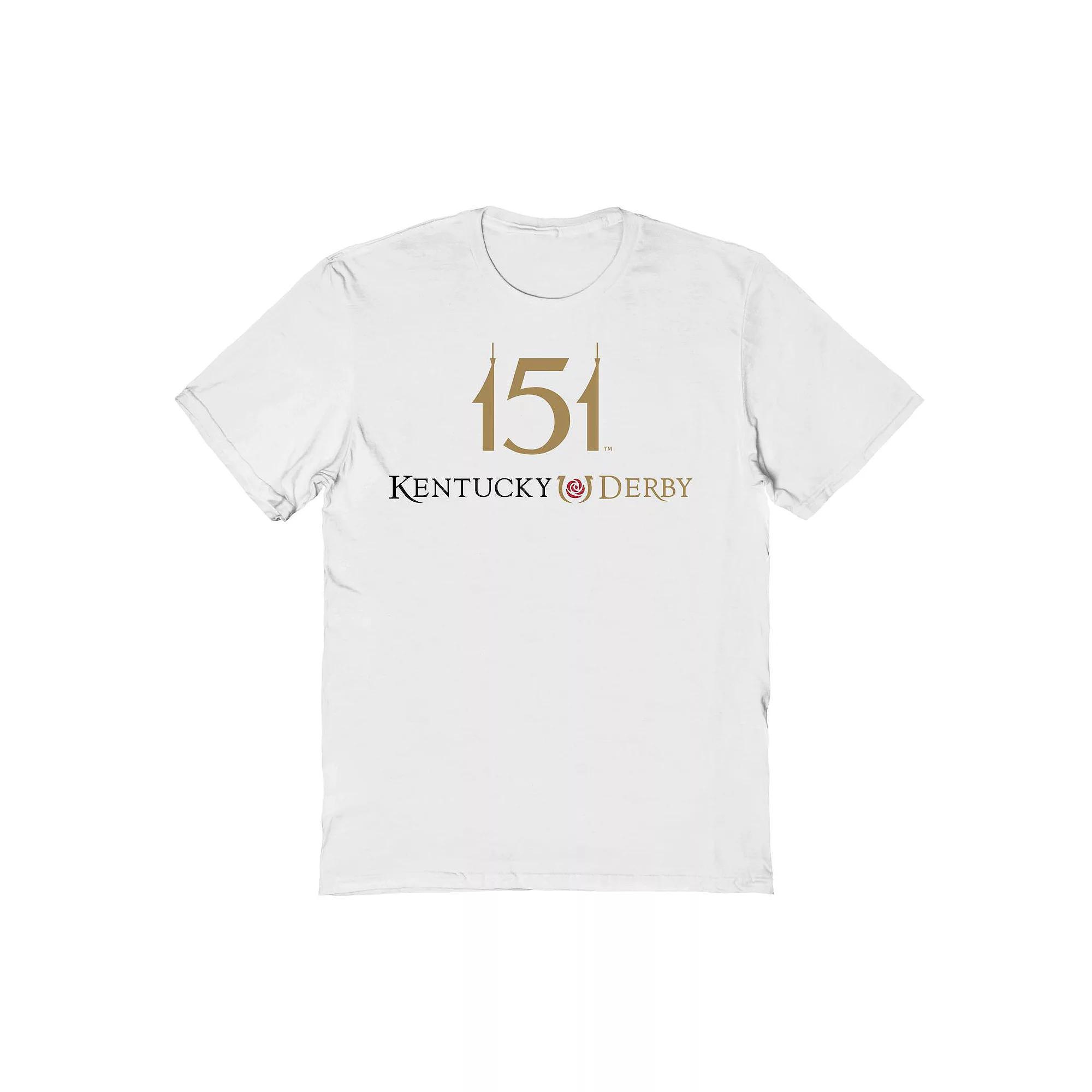 Men's Kentucky Derby Graphic T-Shirt, Size: XL, White Product Image