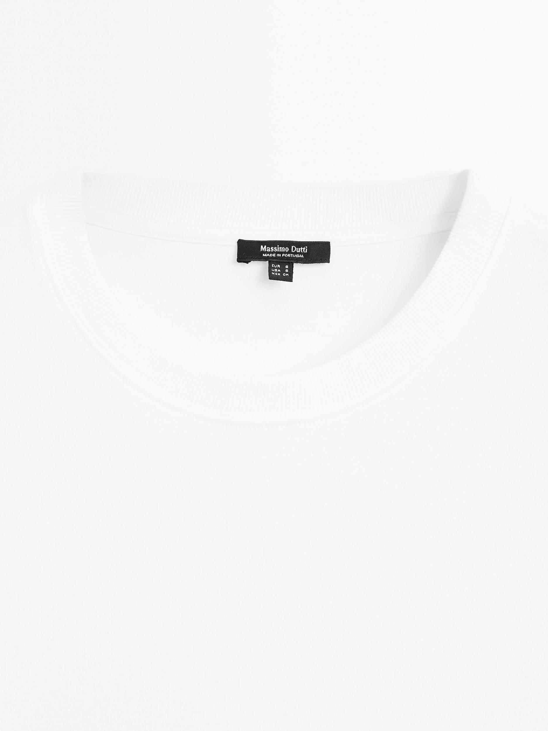 100% cotton interlock crew neck T-shirt Product Image