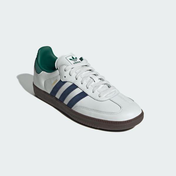 Mens adidas Samba OG Athletic Shoe - Core White / Team Victory Red / Night Indigo Product Image