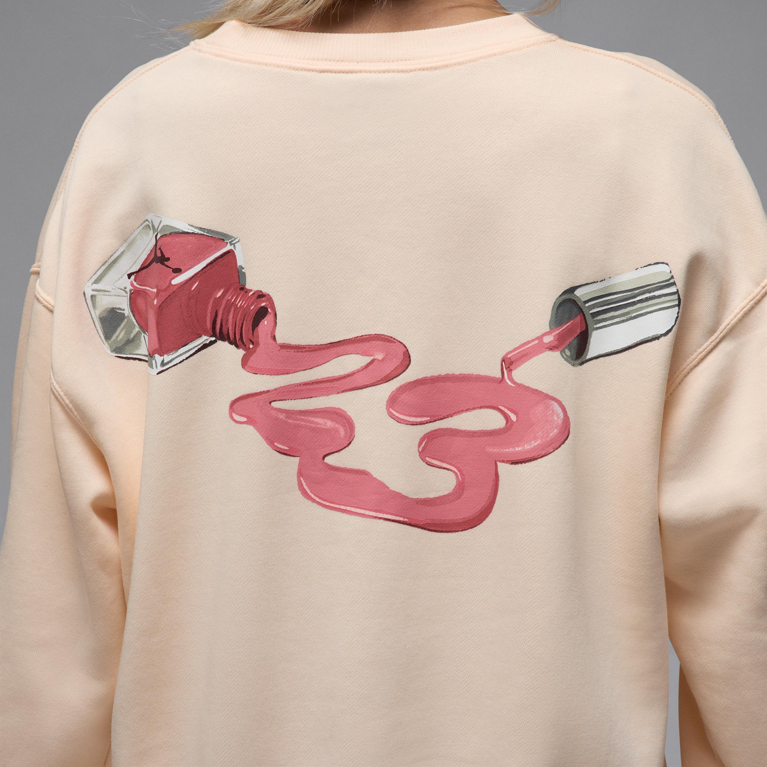 Women's Jordan Brooklyn Fleece Crew-Neck Sweatshirt Product Image