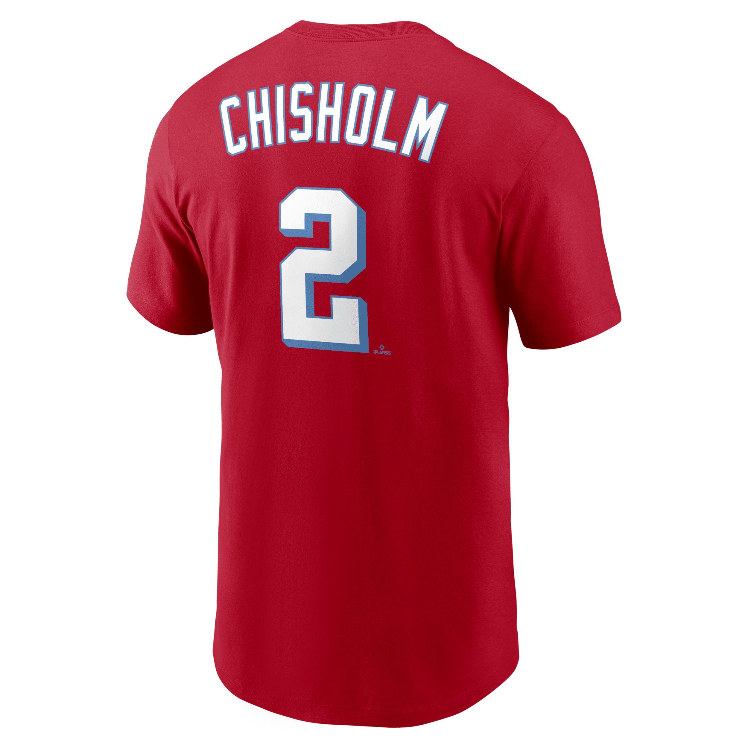 Nike Men's MLB Miami Marlins City Connect (Jazz Chisholm) T-Shirt Product Image