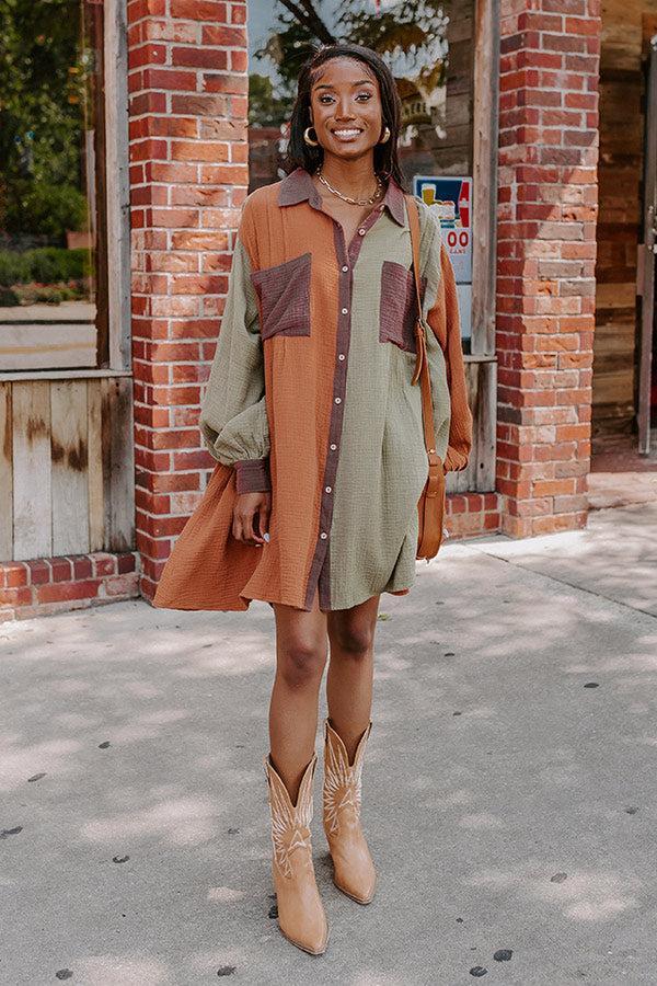 Cabin Parkway Colorblock Tunic Dress Product Image