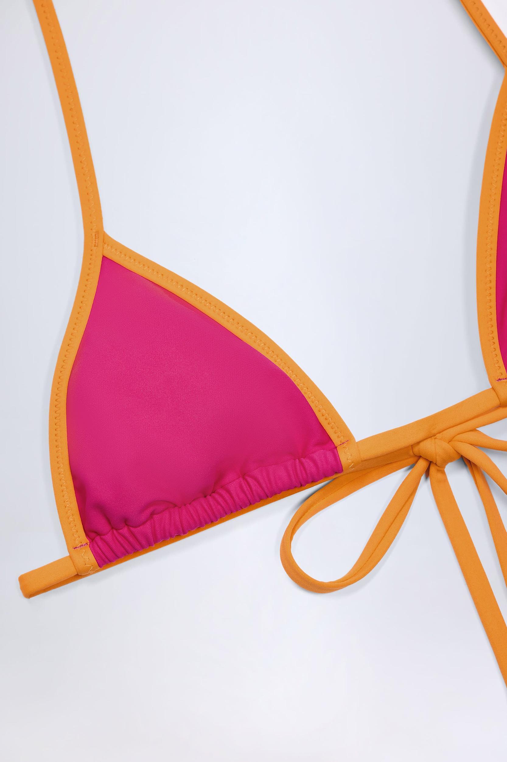 Cheeky Bikini Bottoms in Fuchsia Product Image