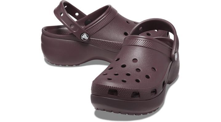 Crocs Classic Women's Platform Clogs, Size: 11, Black Product Image